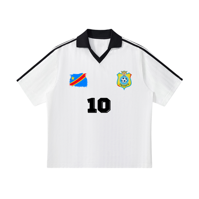 Congo Collar Striped Soccer Jersey
