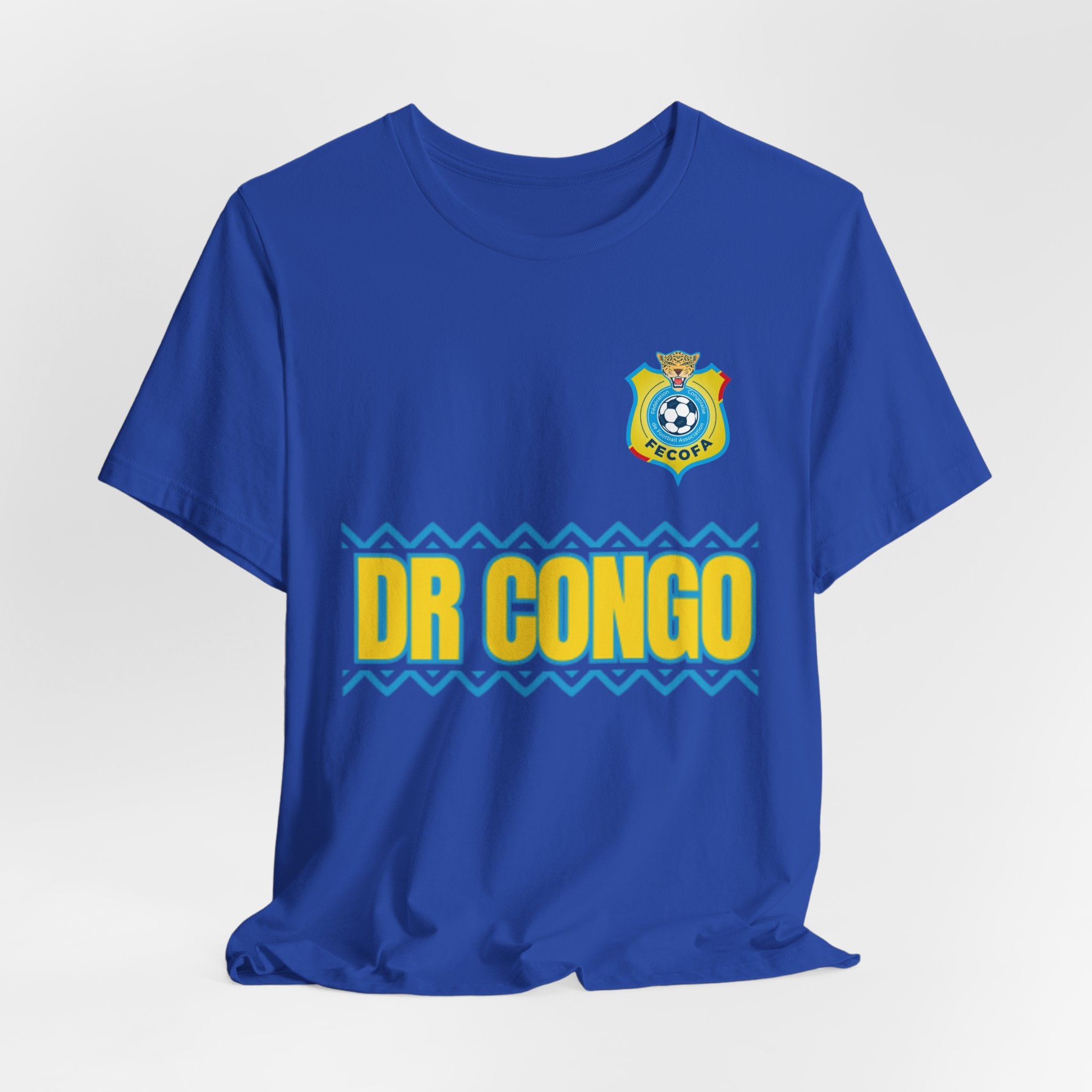Dr Congo Football Crest Tee – 'DR CONGO' Soccer Jersey Shirt