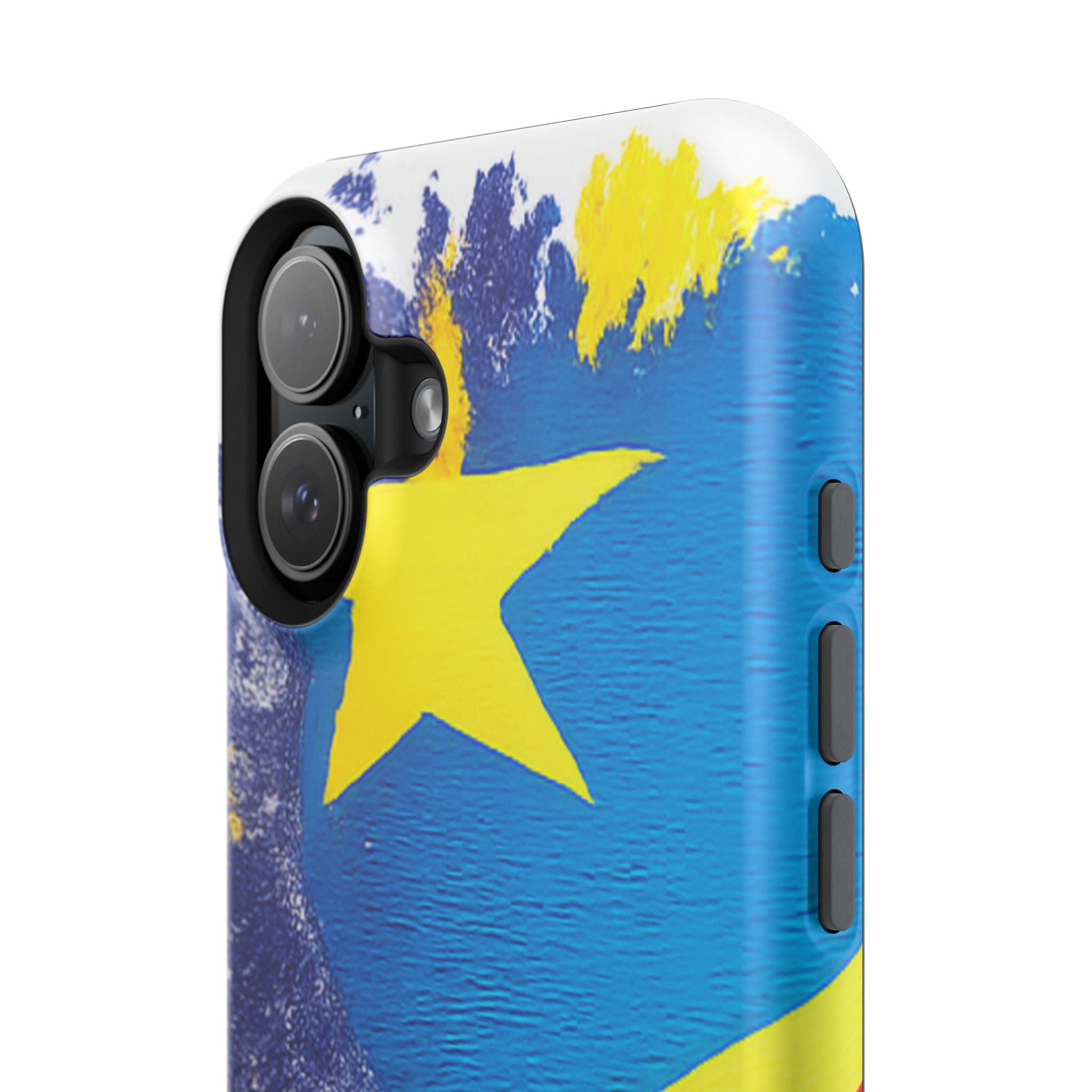 Étui de téléphone drapeau de la République démocratique du Congo | Étui résistant aux chocs