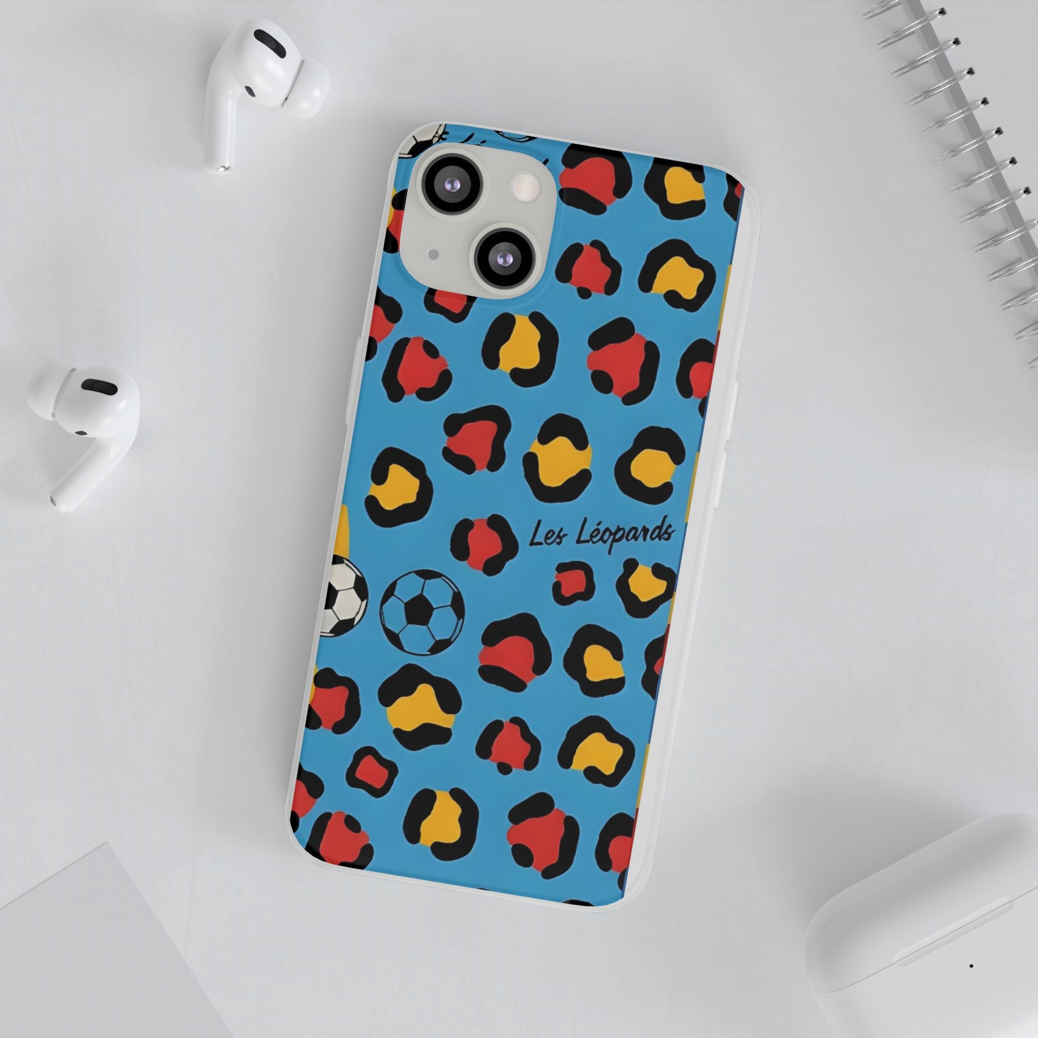 Leopard Soccer Pattern phone case | Flexi Case