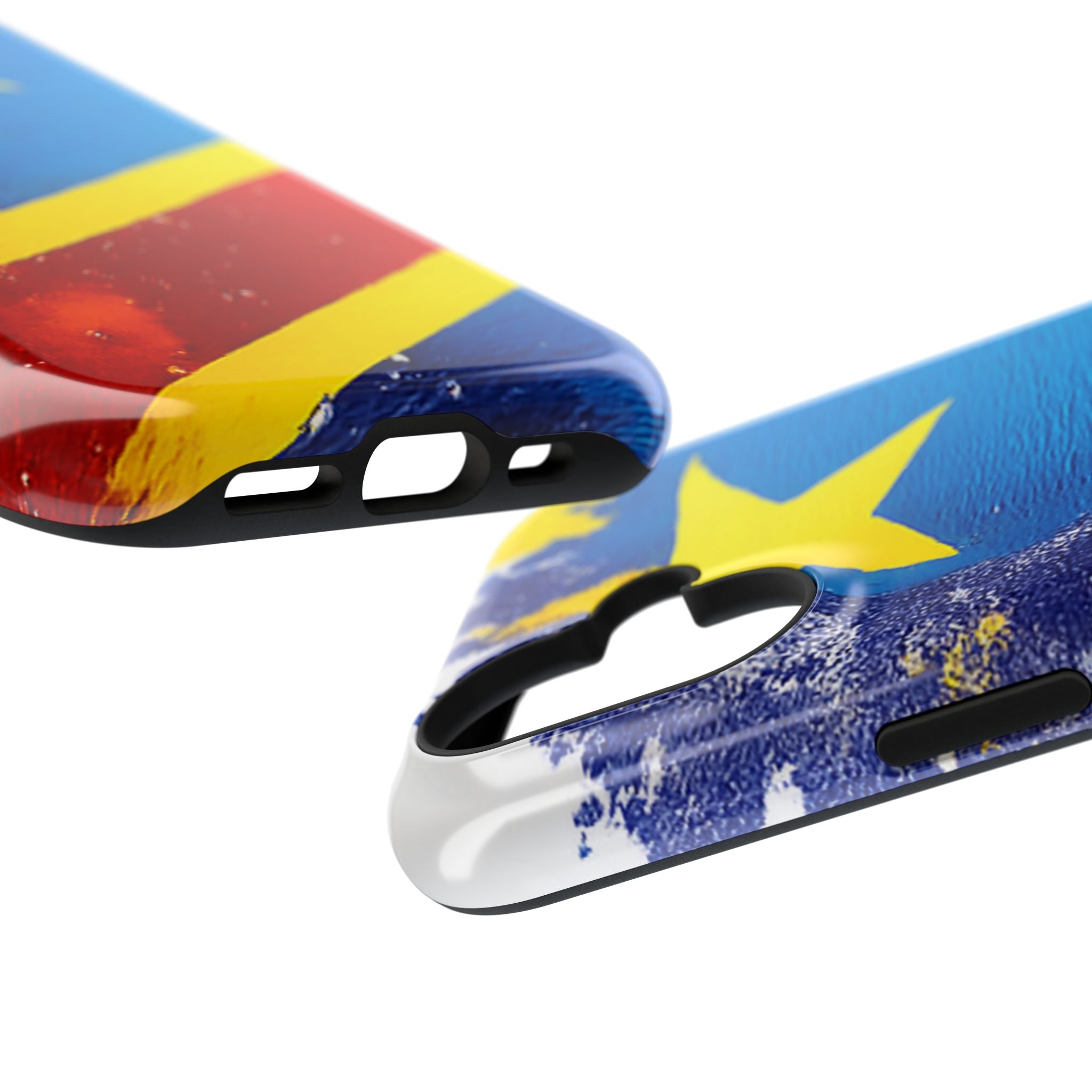 Étui de téléphone drapeau de la République démocratique du Congo | Étui résistant aux chocs