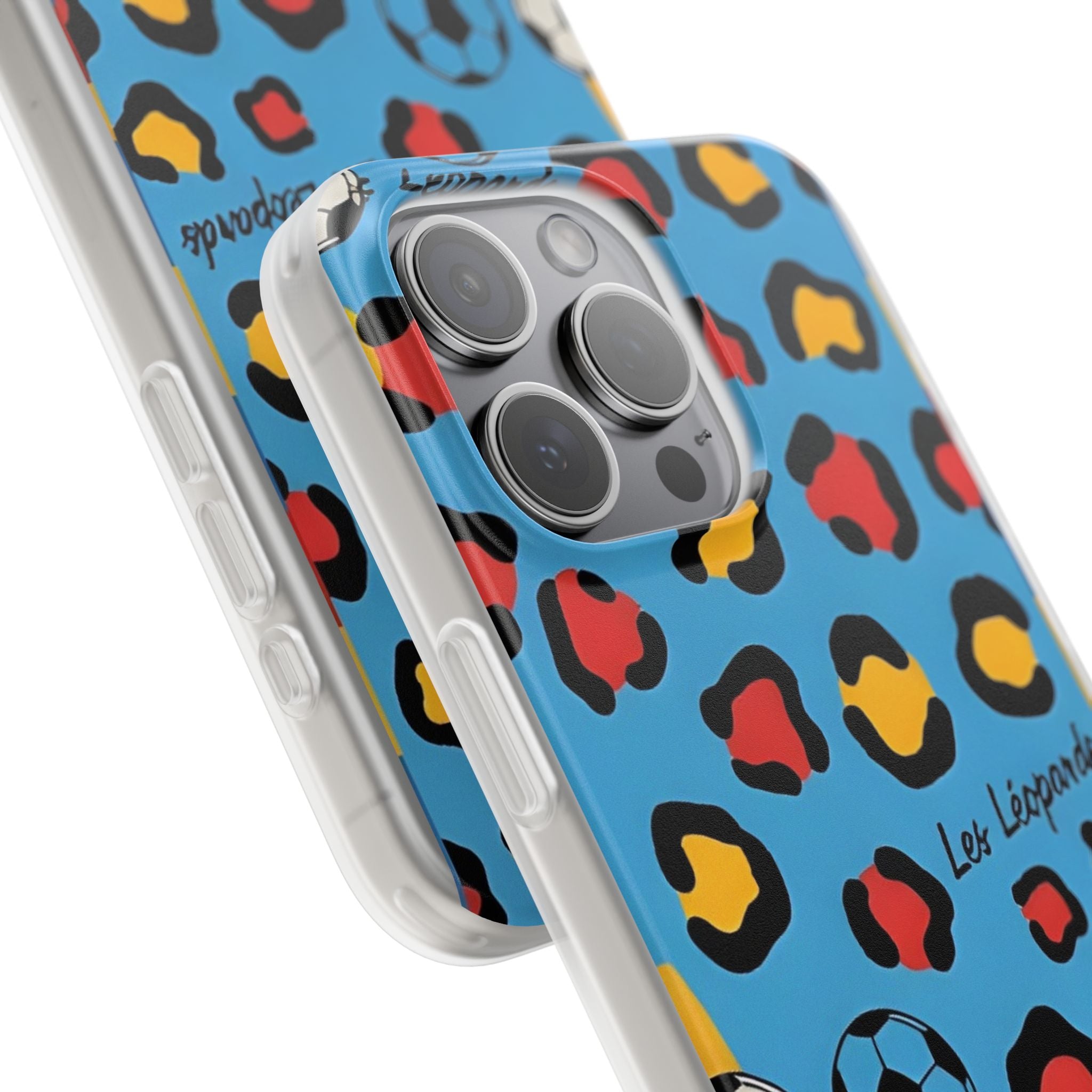 Leopard Soccer Pattern phone case | Flexi Case
