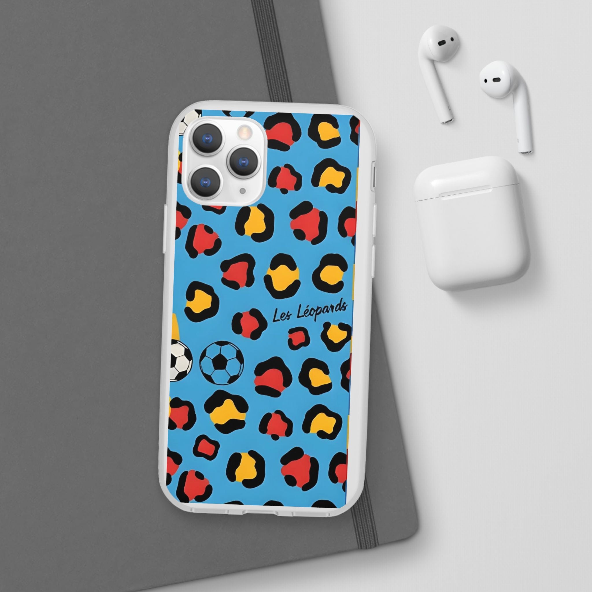 Leopard Soccer Pattern phone case | Flexi Case