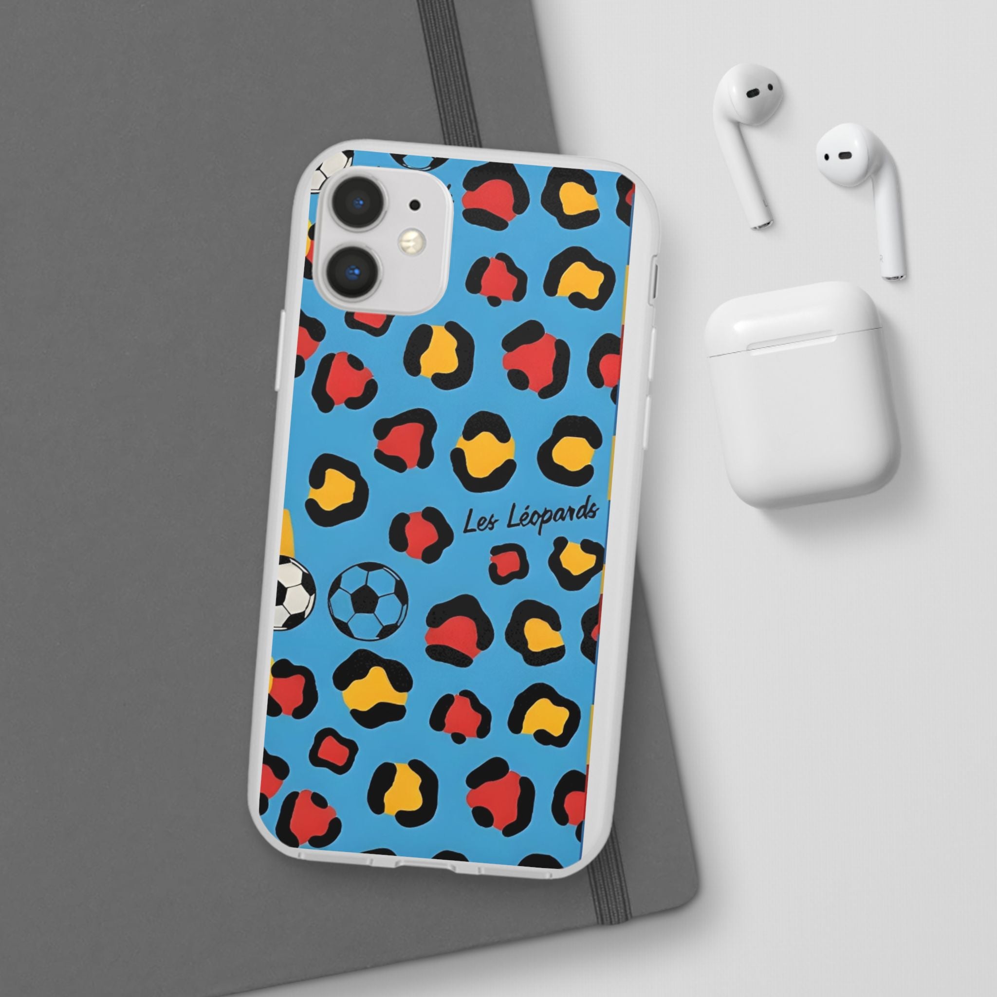 Leopard Soccer Pattern phone case | Flexi Case