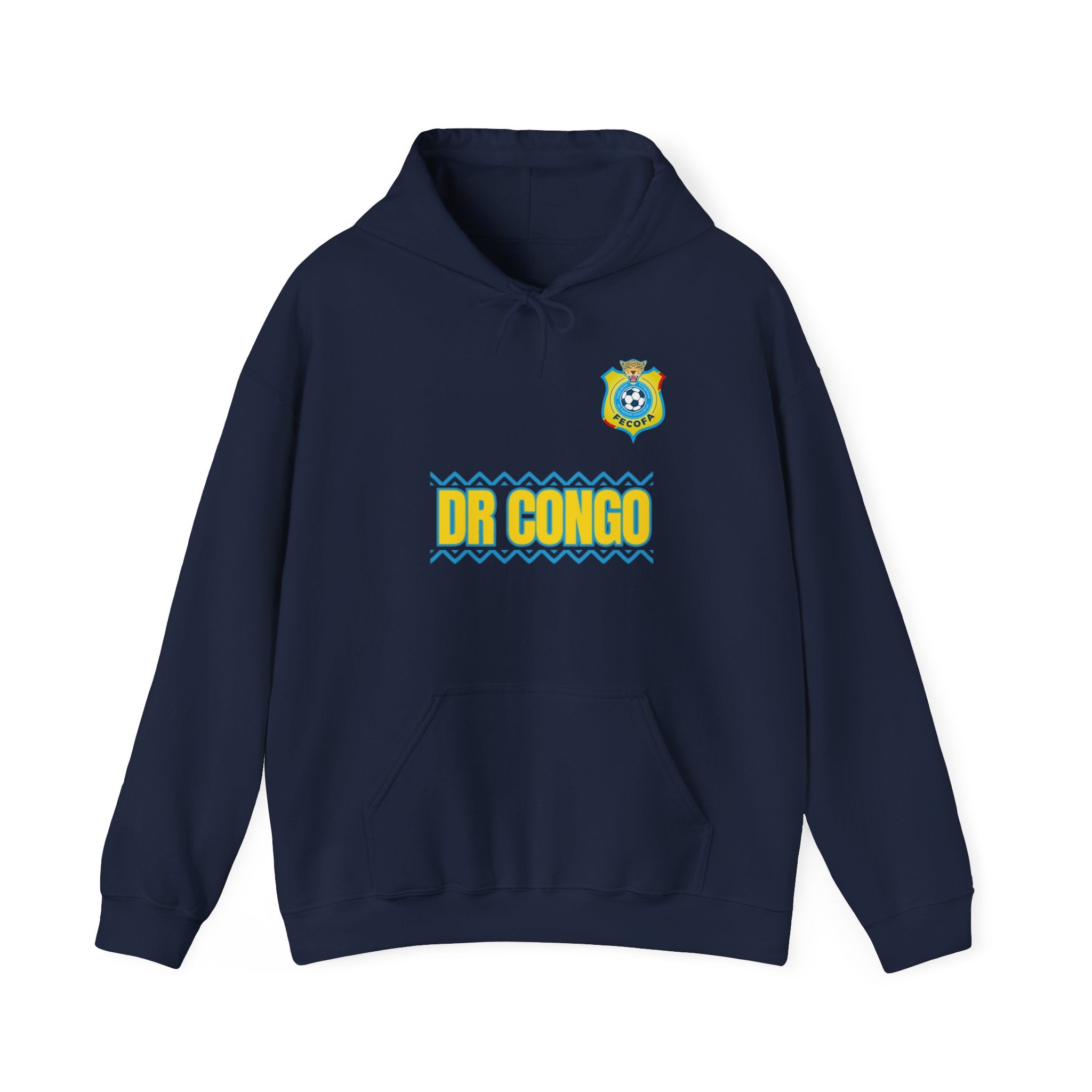 Dr Congo Crest Hoodie — Ivory World Cup Football Pullover