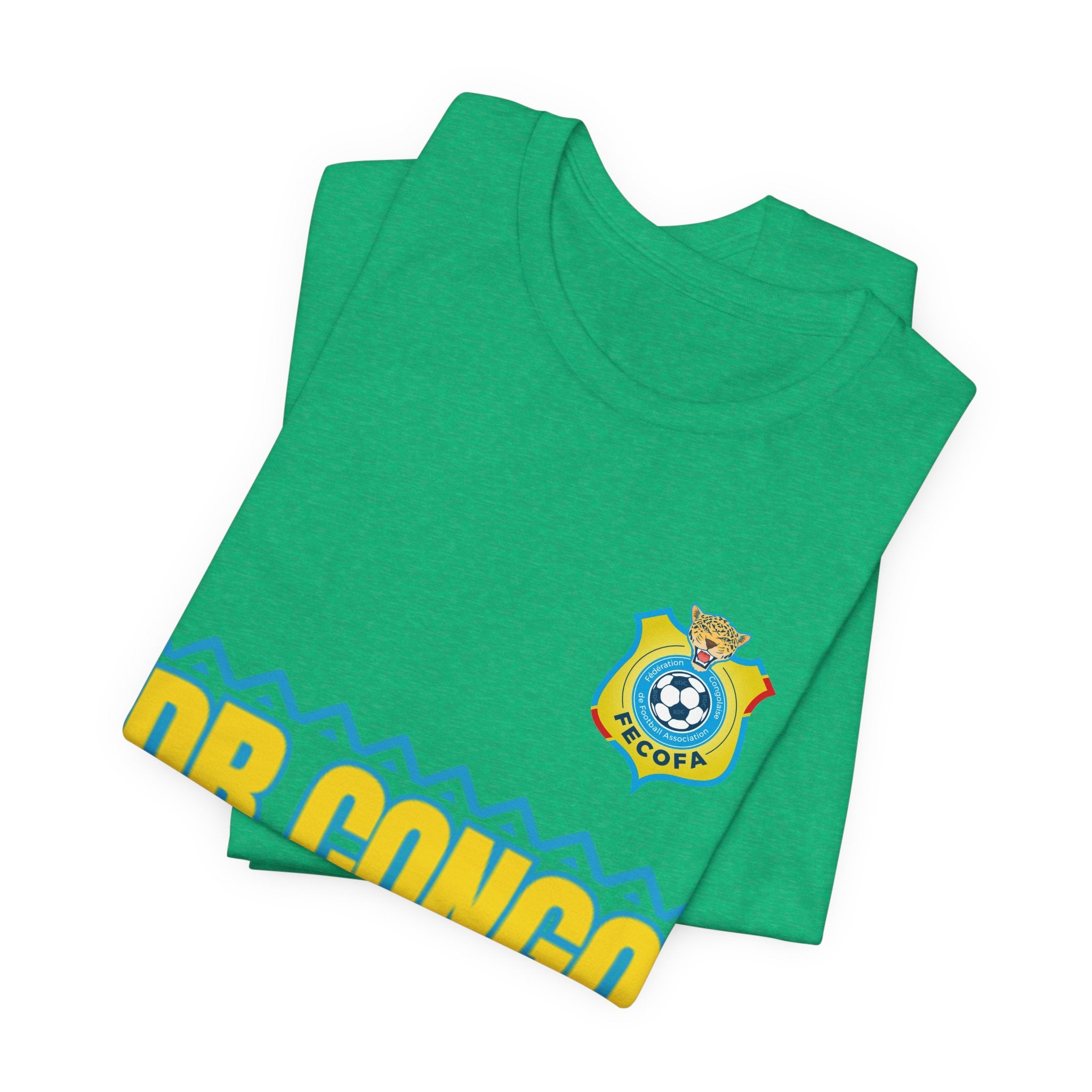 Dr Congo Football Crest Tee – 'DR CONGO' Soccer Jersey Shirt