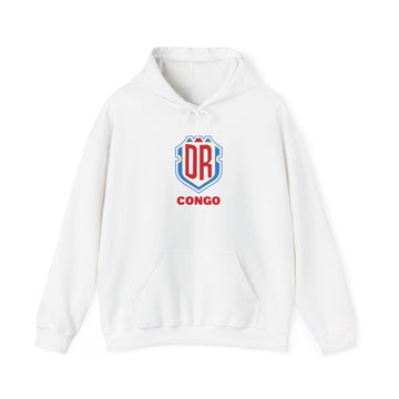 DR Congo Crest Hoodie — DRC Emblem Pullover for Fans & Supporters
