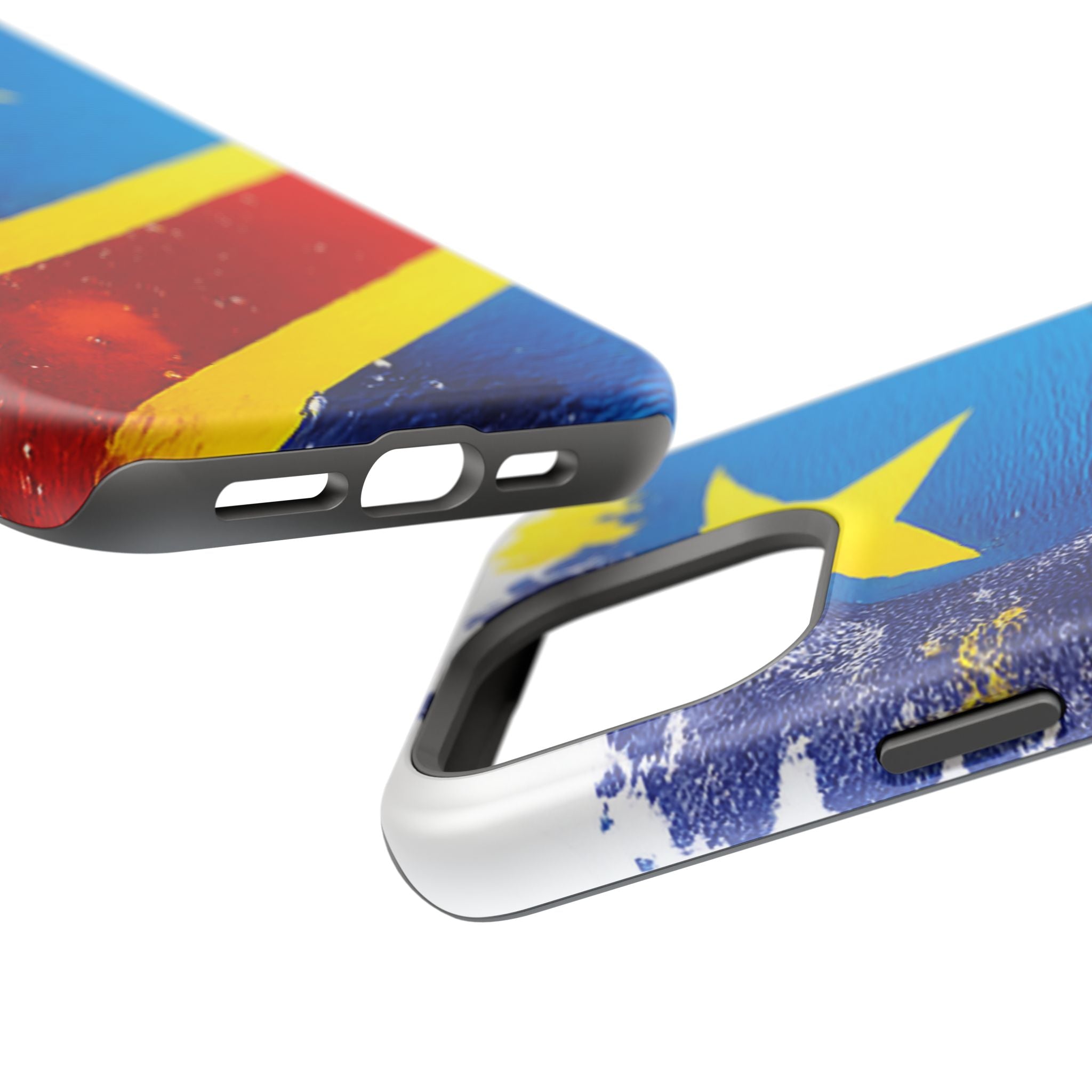 Étui de téléphone drapeau de la République démocratique du Congo | Étui résistant aux chocs