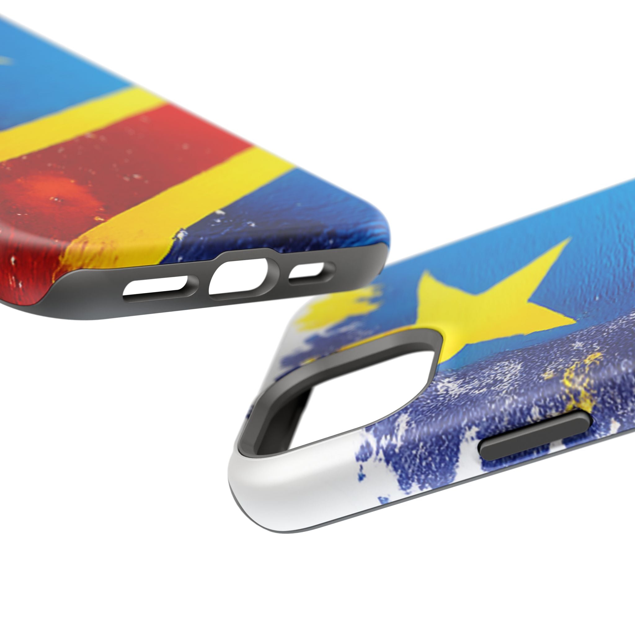 Étui de téléphone drapeau de la République démocratique du Congo | Étui résistant aux chocs