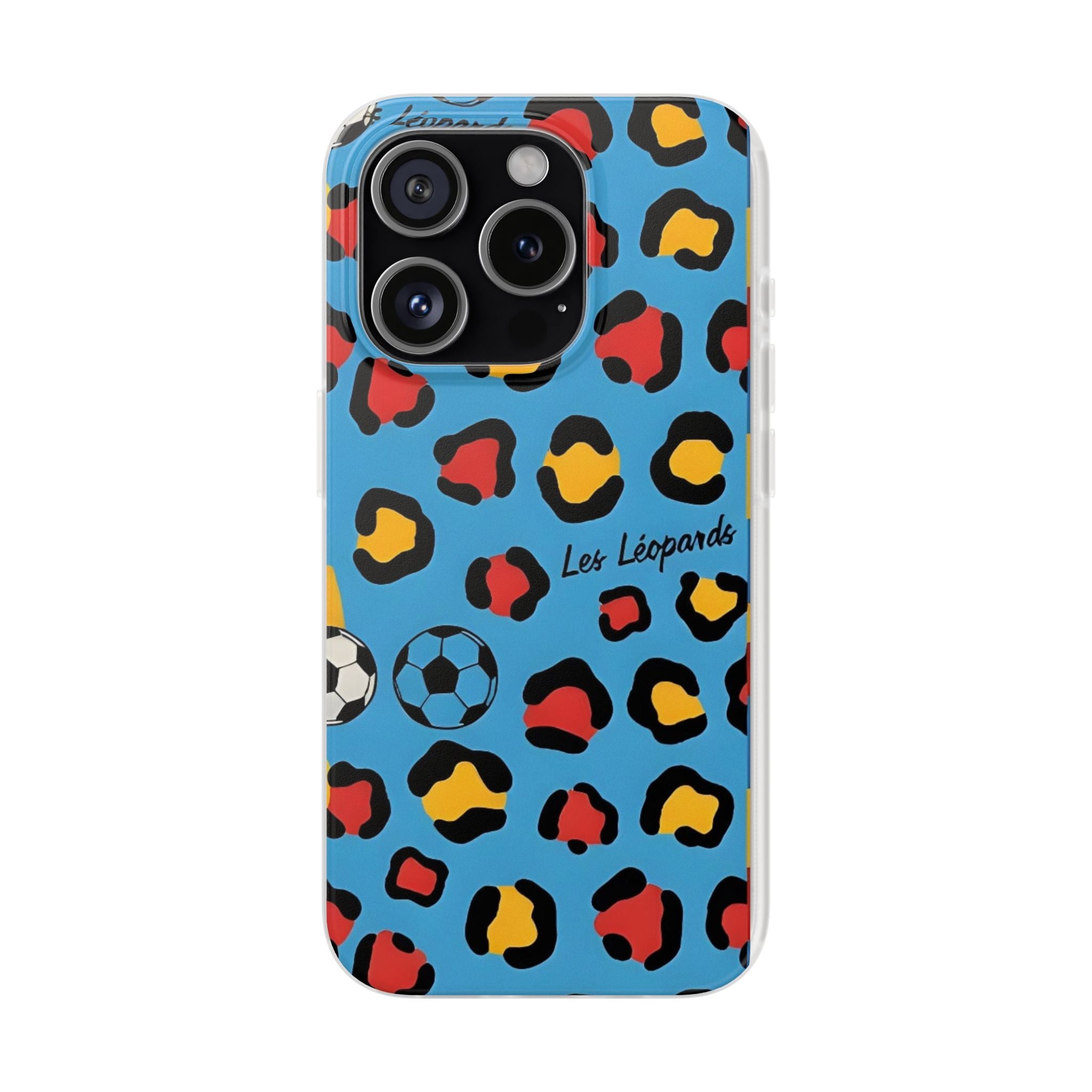 Leopard Soccer Pattern phone case | Flexi Case