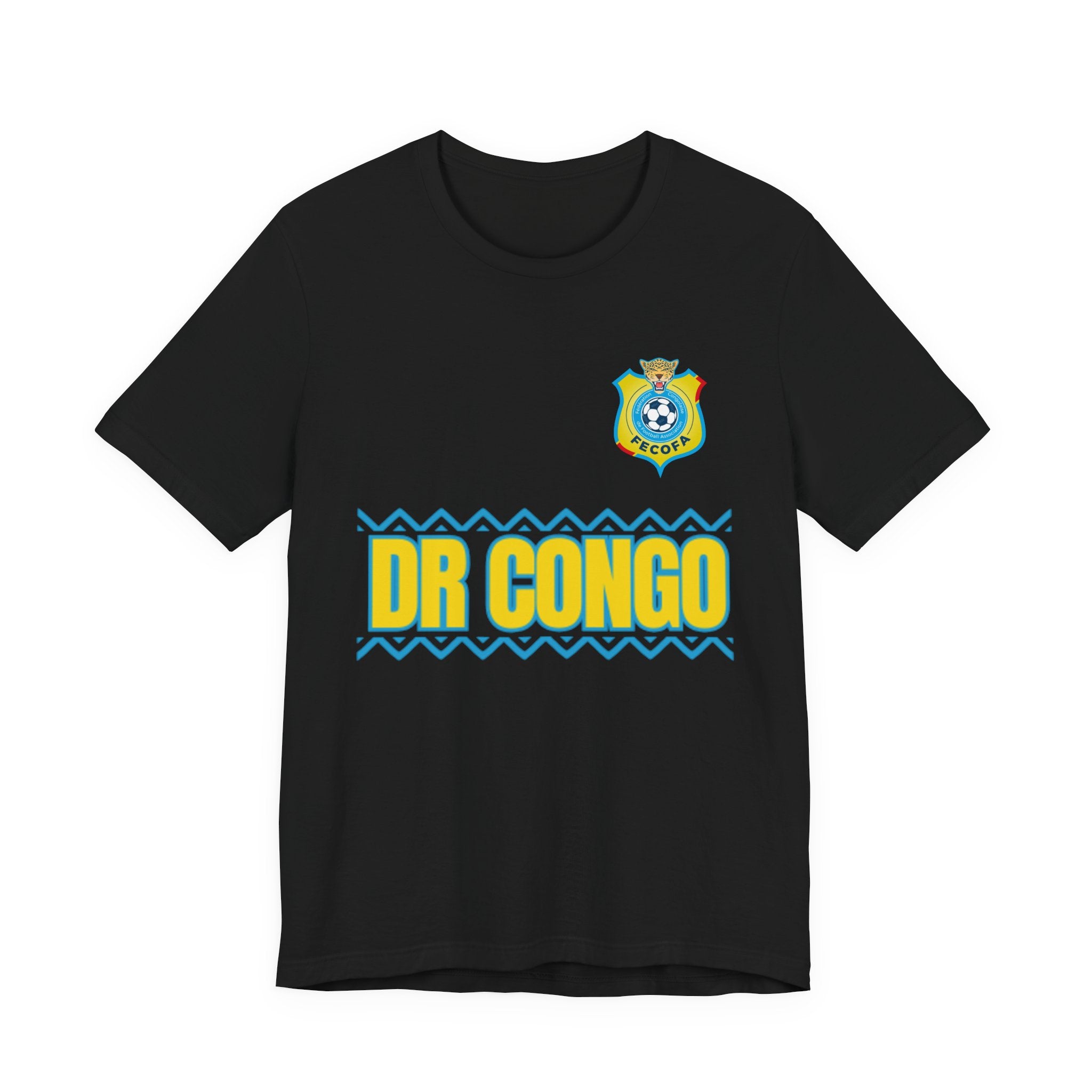 Dr Congo Football Crest Tee – 'DR CONGO' Soccer Jersey Shirt