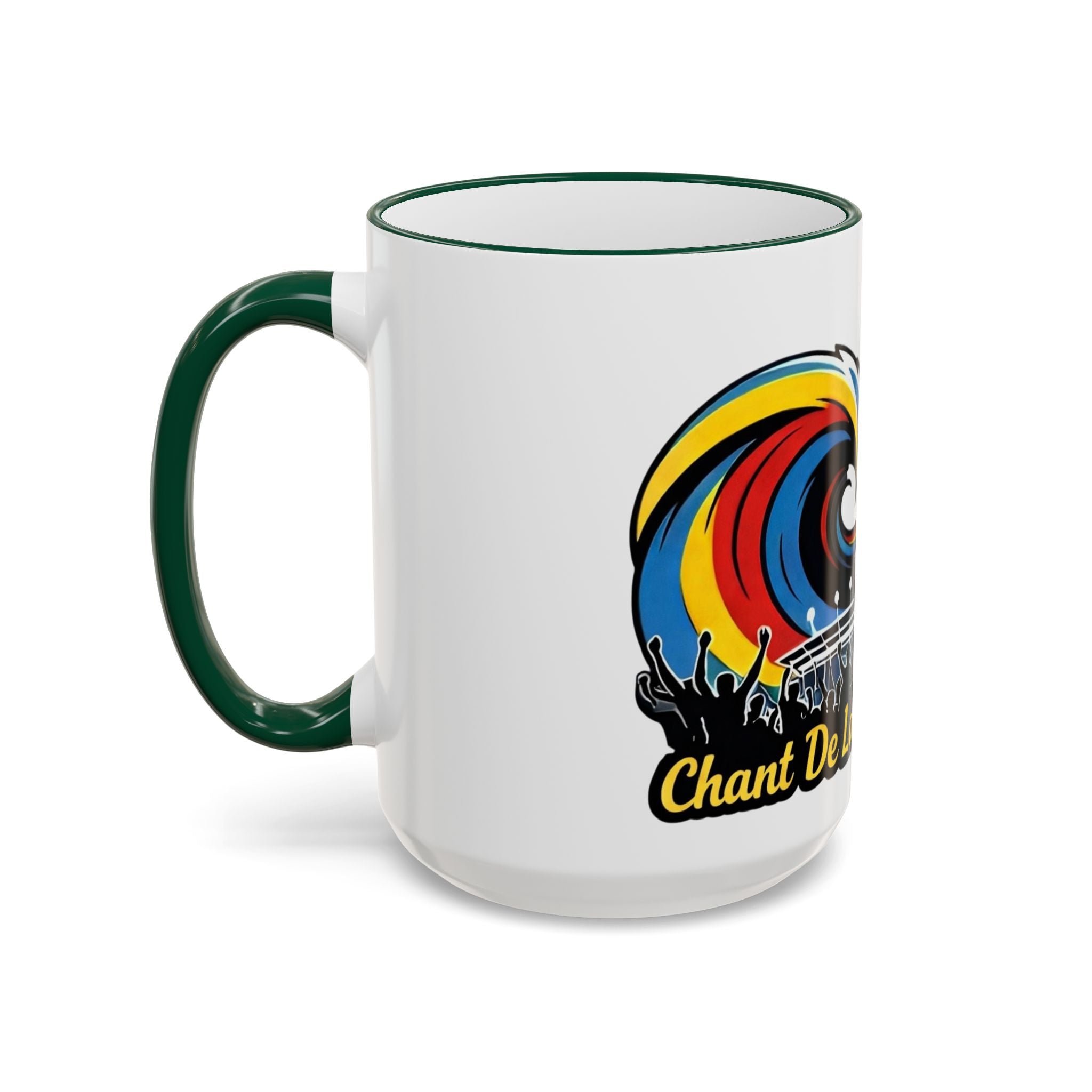Fan Chant Victoire Wave Mug | Accent Rim & Handle