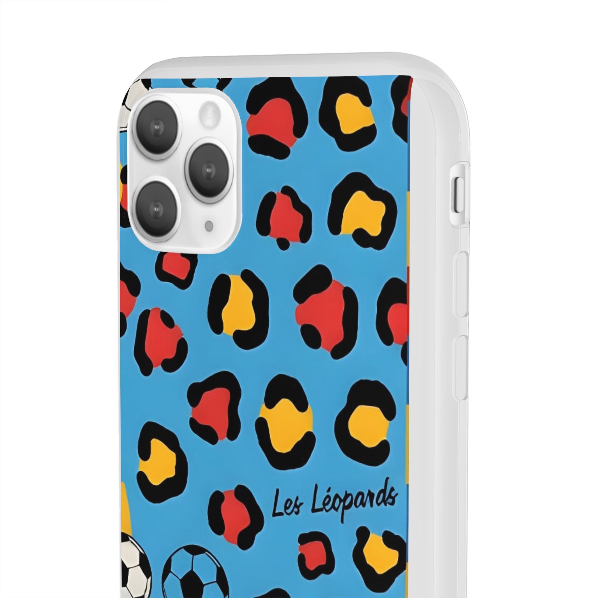 Leopard Soccer Pattern phone case | Flexi Case