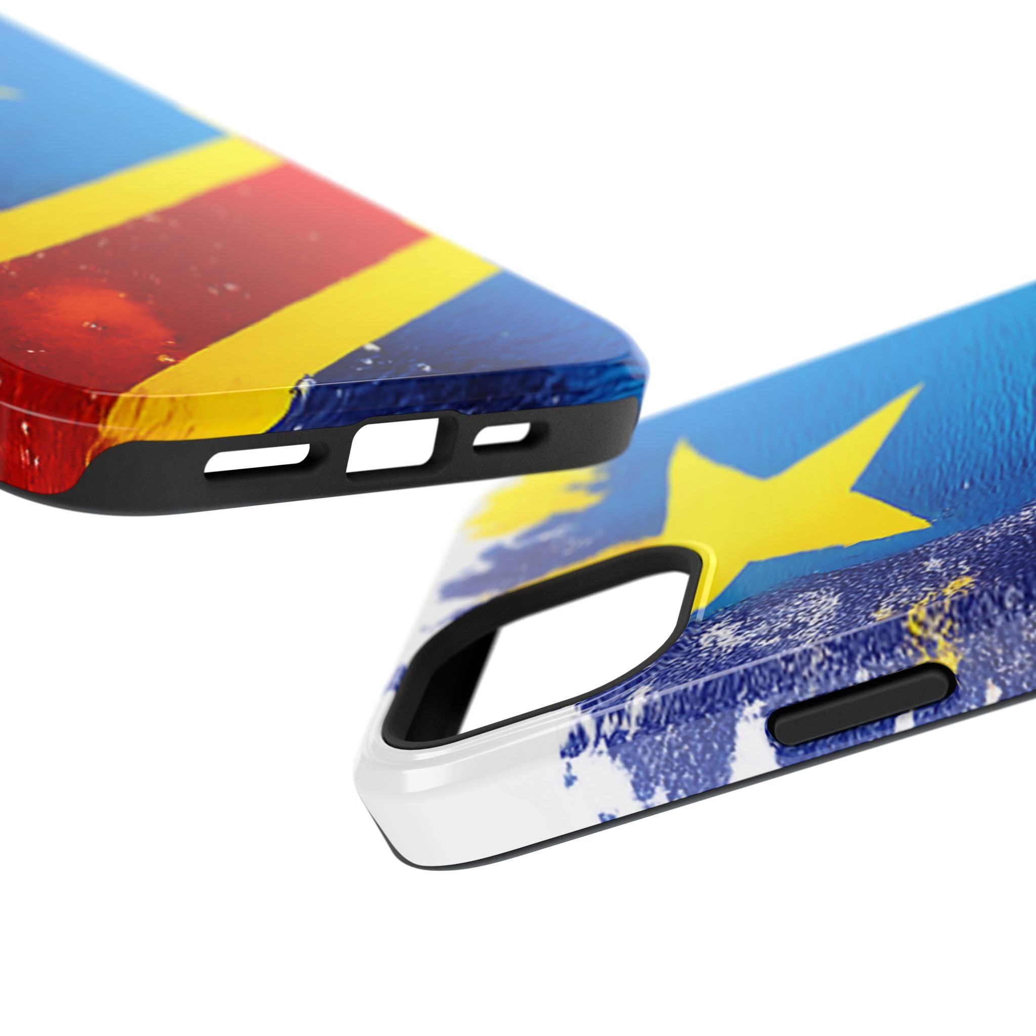 Étui de téléphone drapeau de la République démocratique du Congo | Étui résistant aux chocs