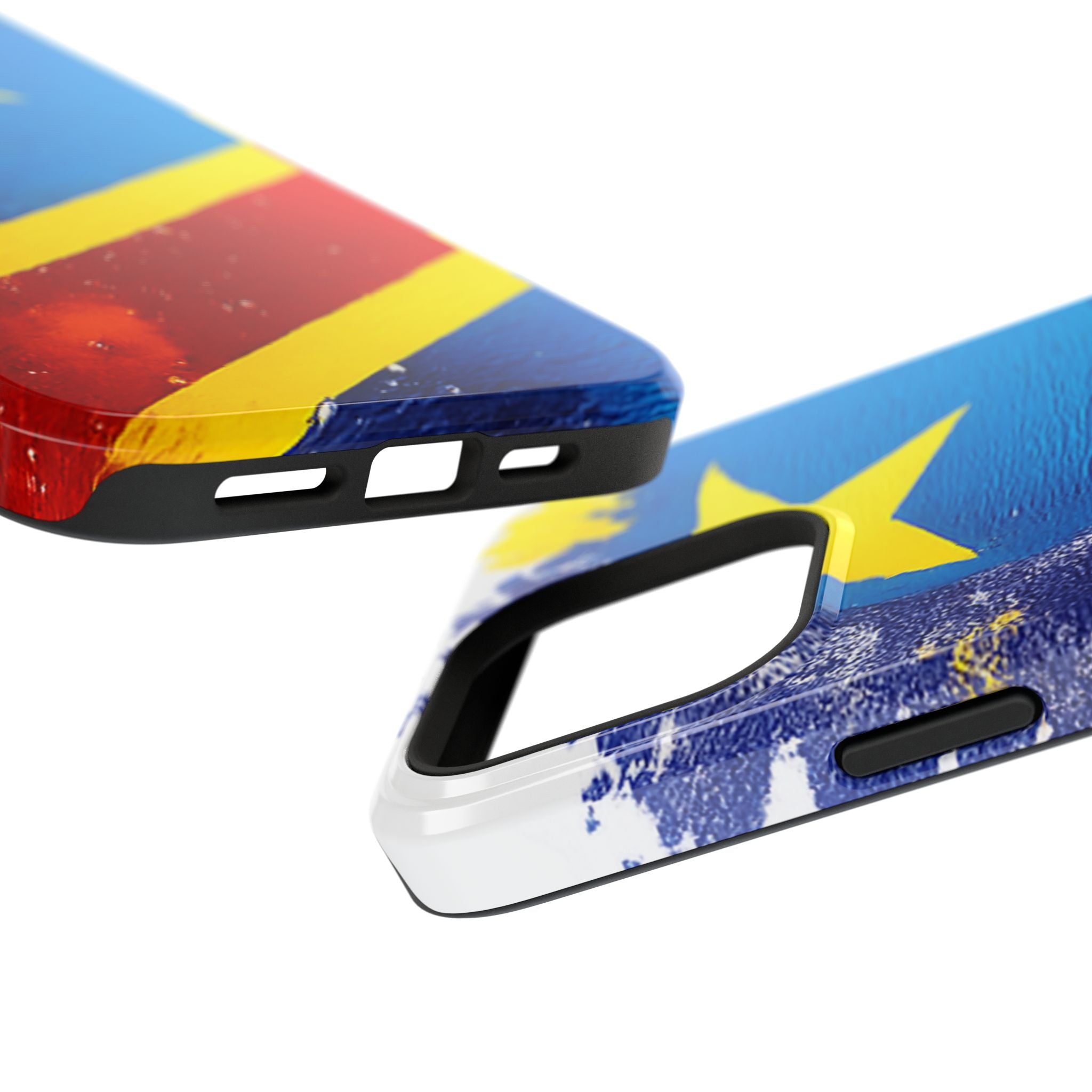 Étui de téléphone drapeau de la République démocratique du Congo | Étui résistant aux chocs
