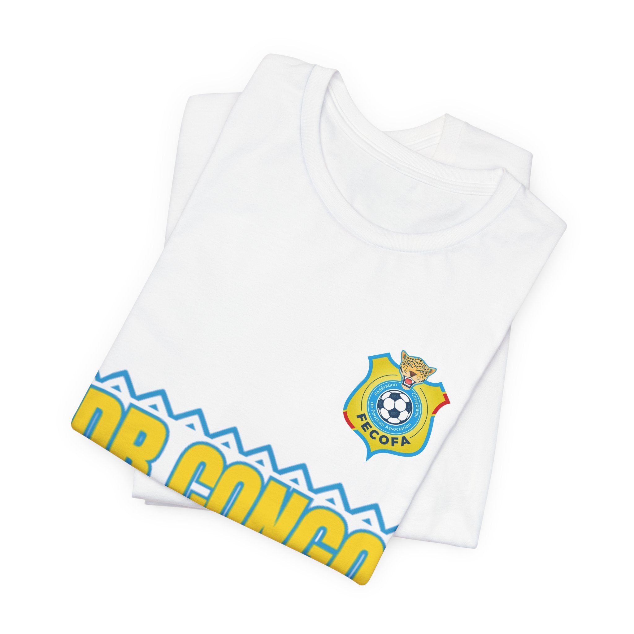 Dr Congo Football Crest Tee – 'DR CONGO' Soccer Jersey Shirt