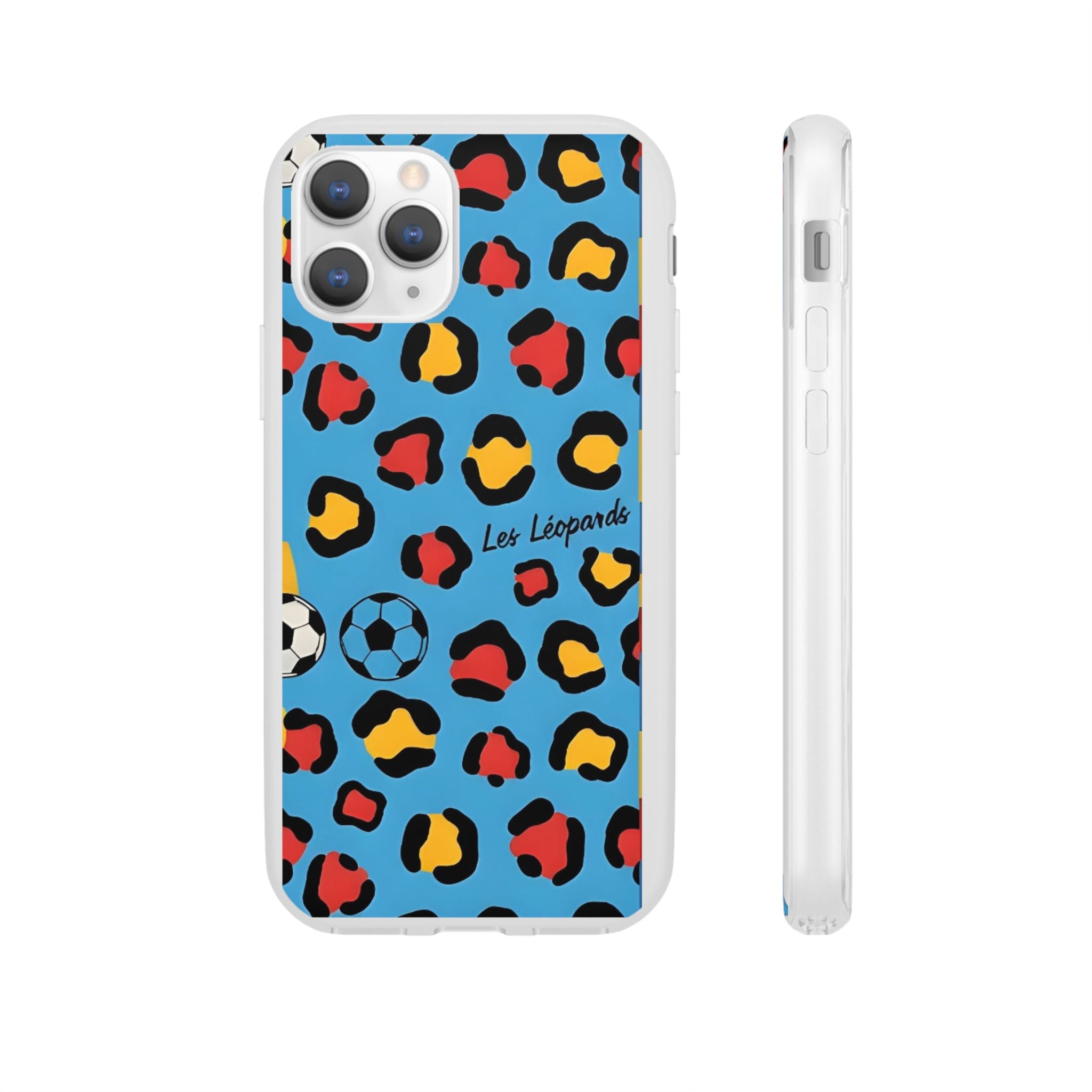Leopard Soccer Pattern phone case | Flexi Case
