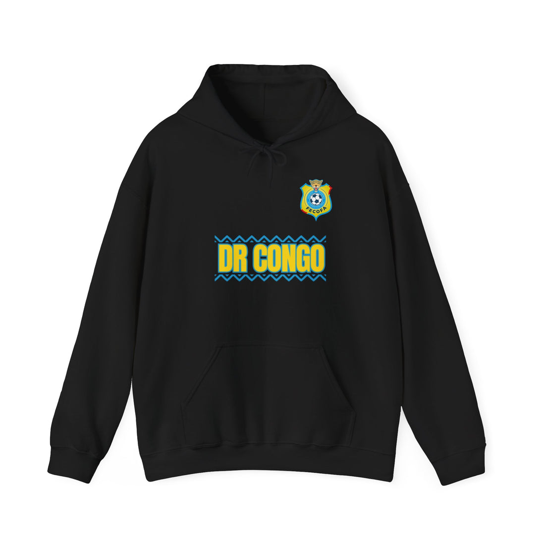 Dr Congo Crest Hoodie — Ivory World Cup Football Pullover