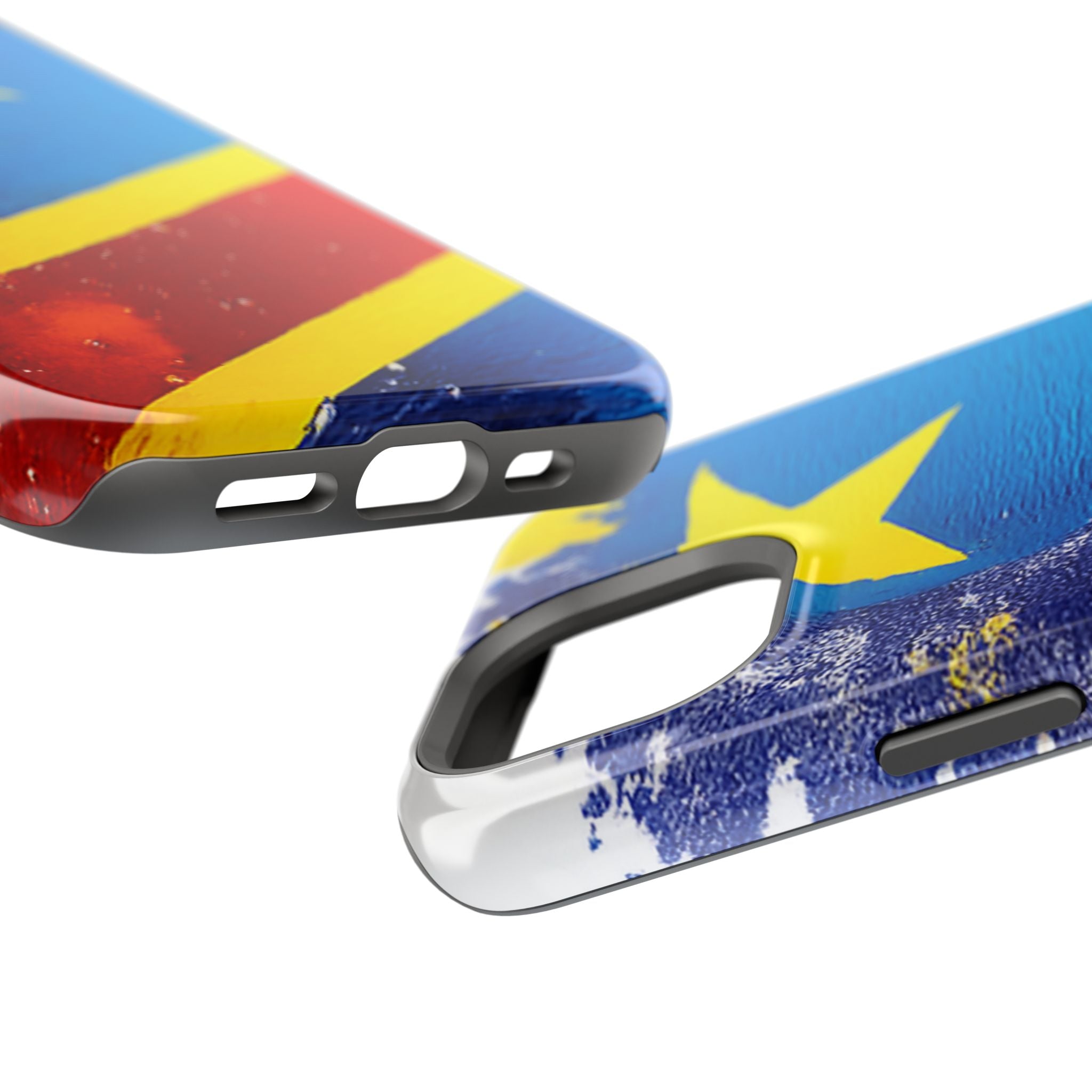 Étui de téléphone drapeau de la République démocratique du Congo | Étui résistant aux chocs