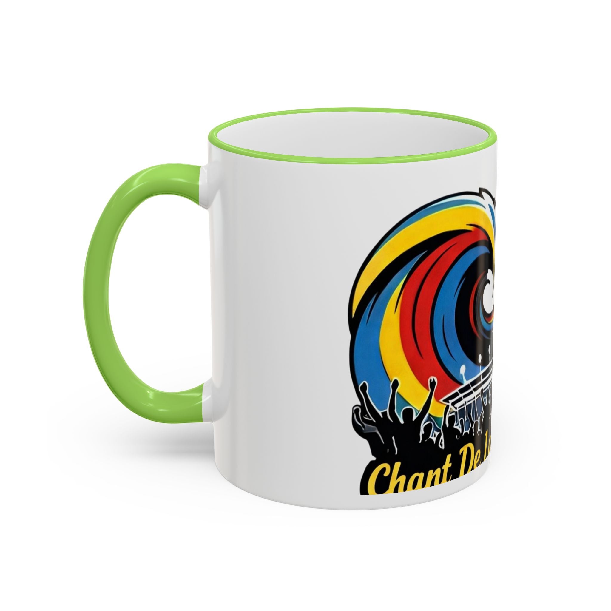 Fan Chant Victoire Wave Mug | Accent Rim & Handle