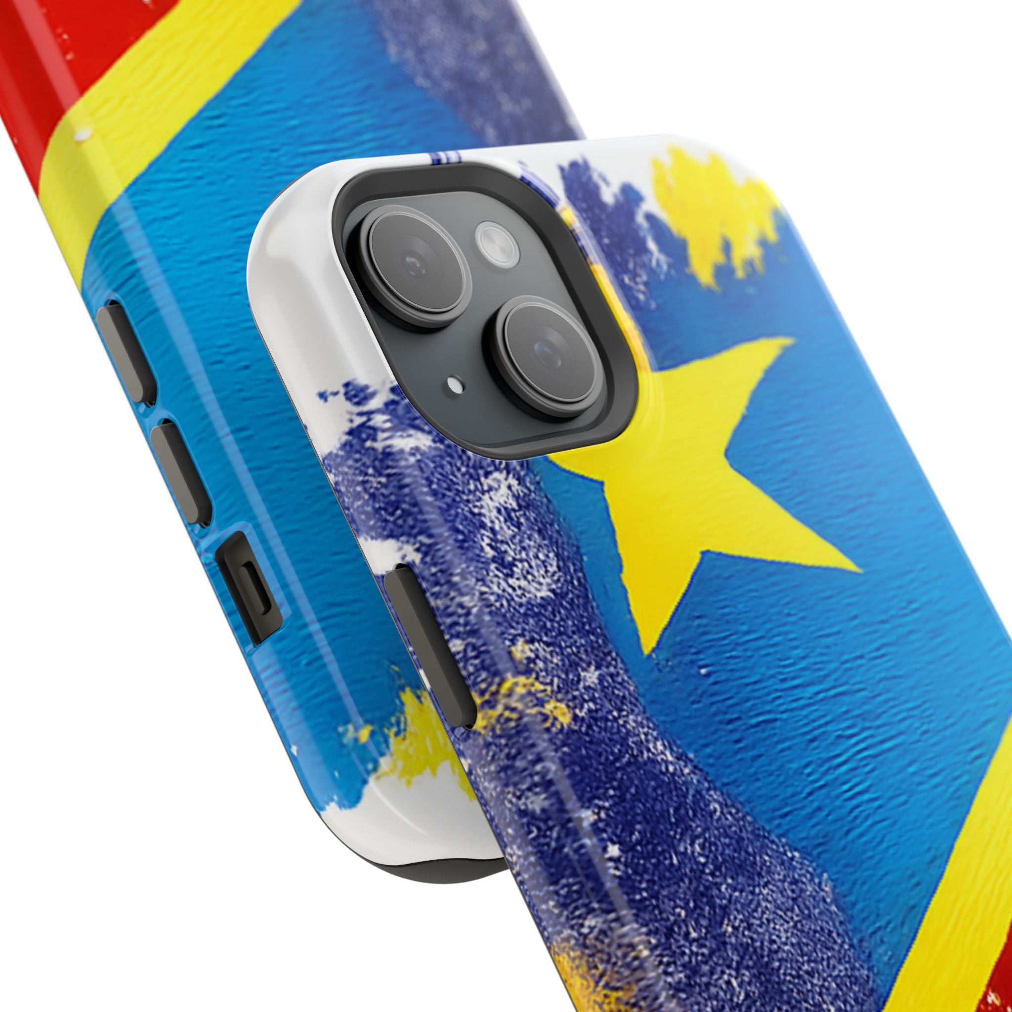 Étui de téléphone drapeau de la République démocratique du Congo | Étui résistant aux chocs