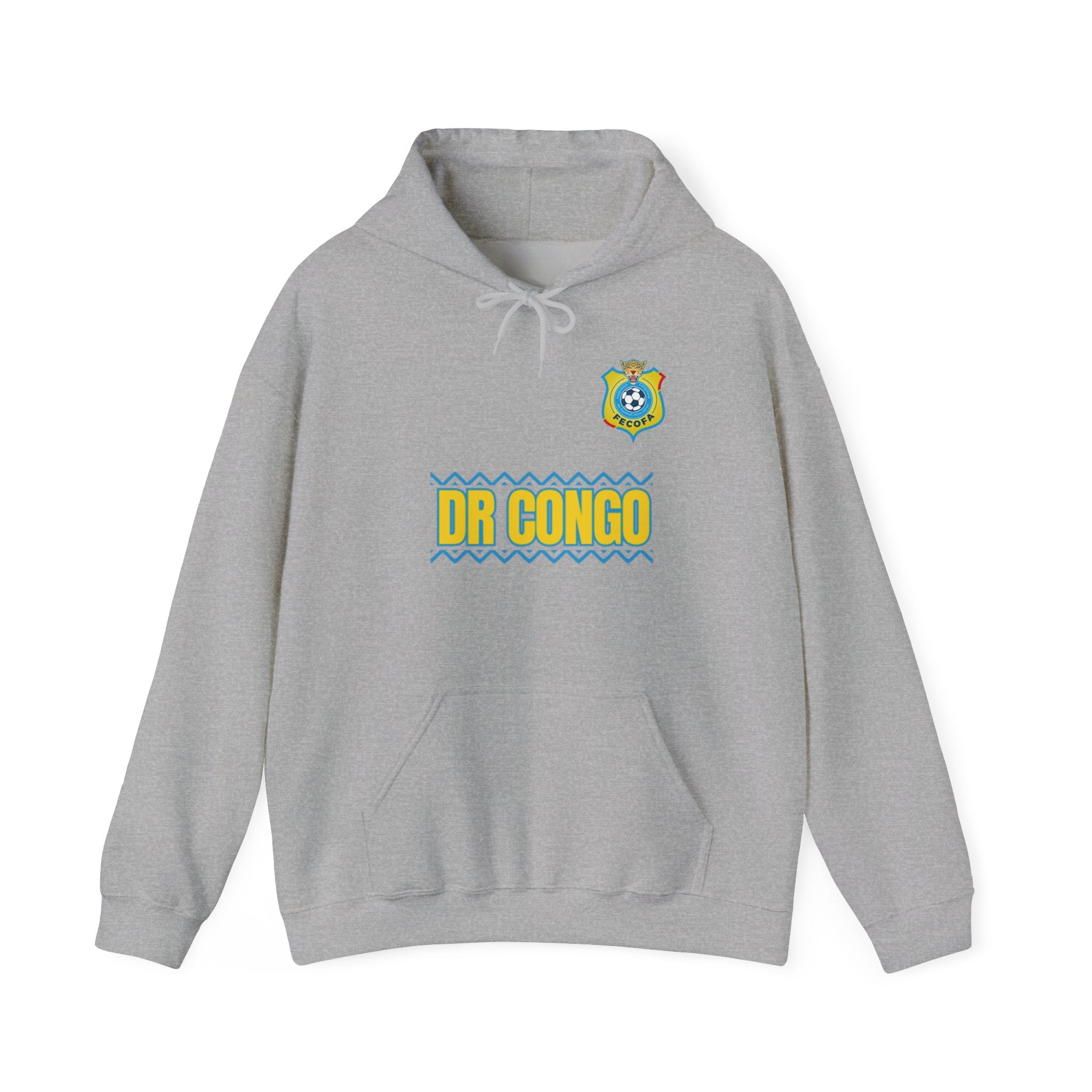Dr Congo Crest Hoodie — Ivory World Cup Football Pullover