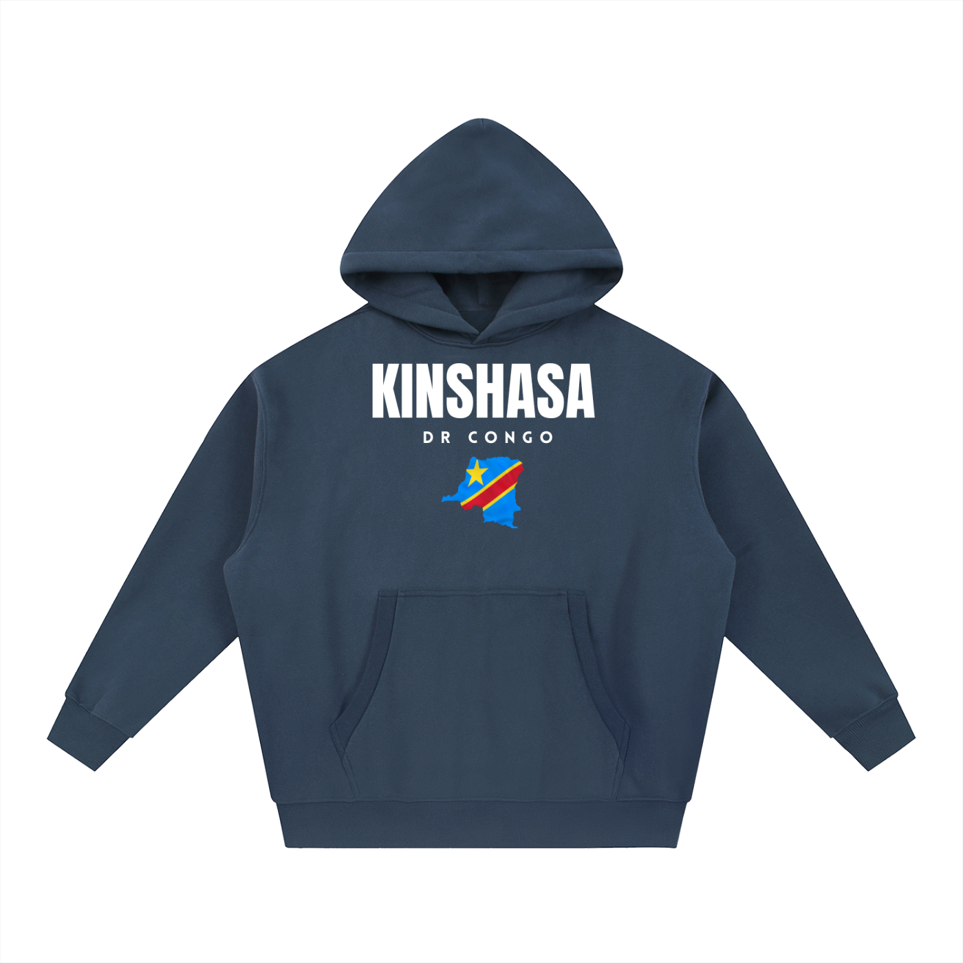 Essential Oversized Boxy Fit Fleece Hoodie