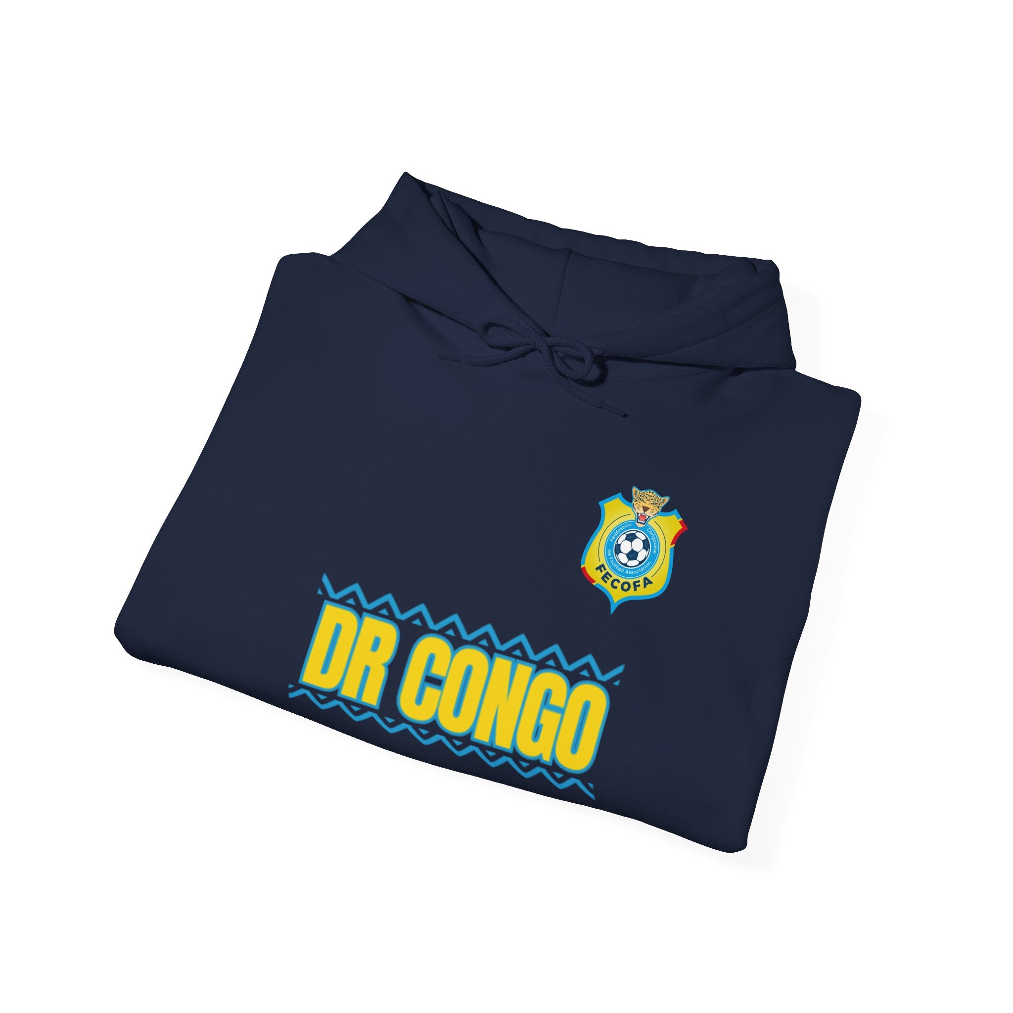 Dr Congo Crest Hoodie — Ivory World Cup Football Pullover