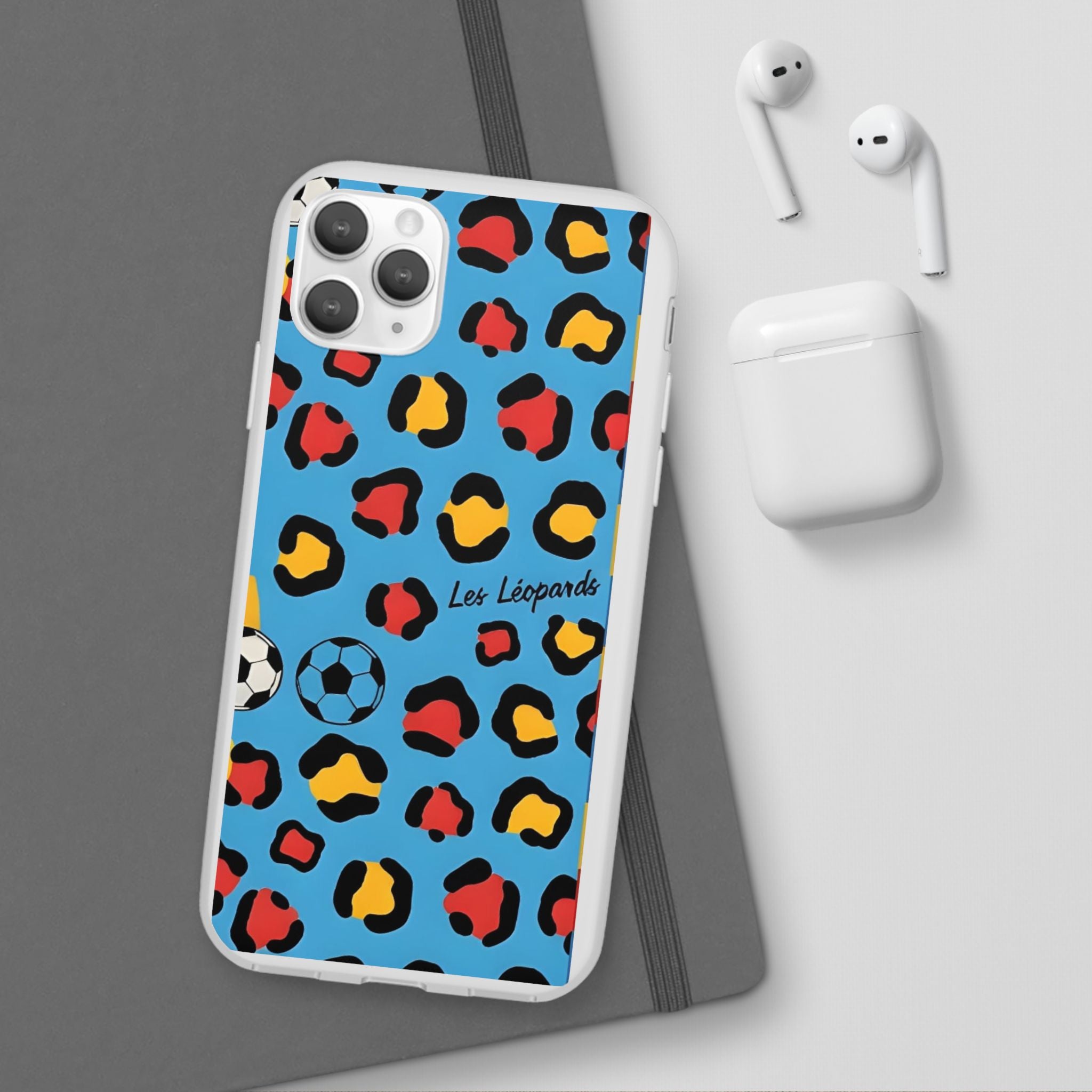 Leopard Soccer Pattern phone case | Flexi Case