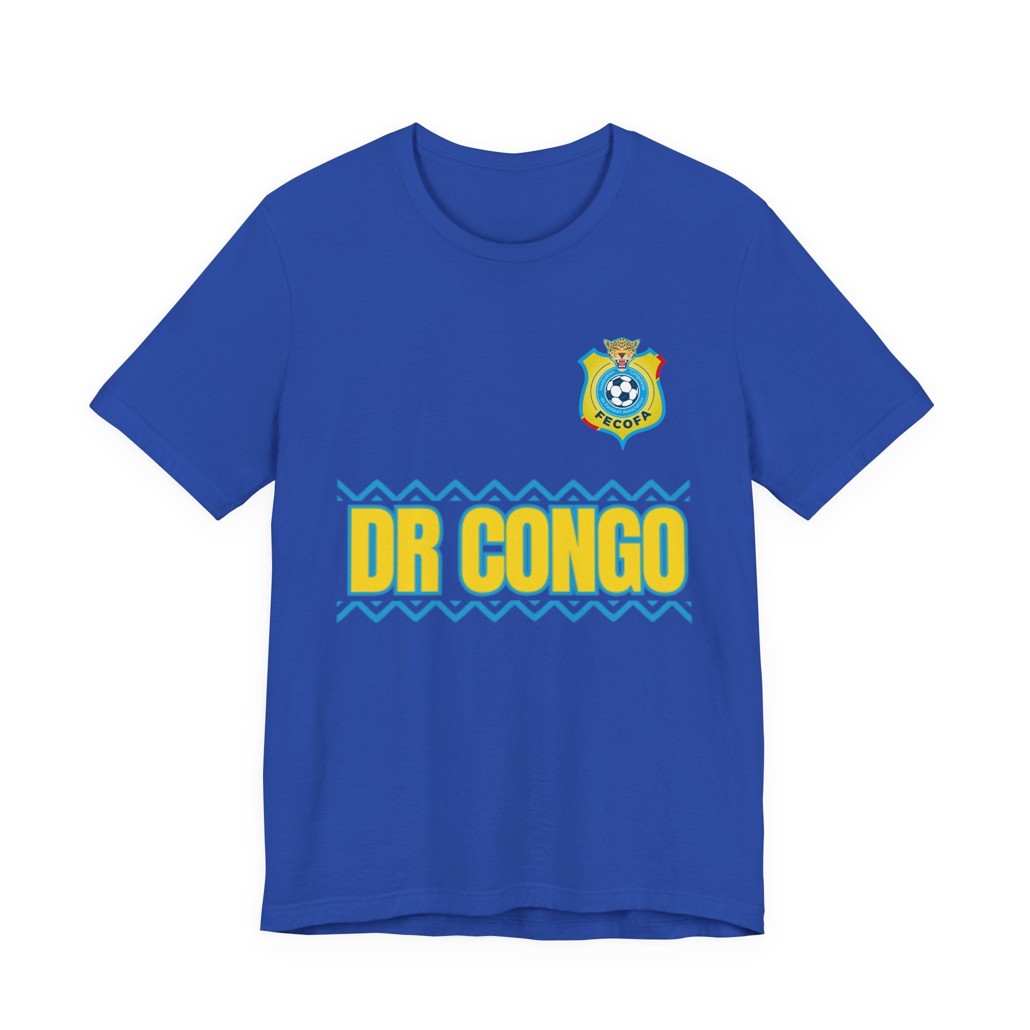 Dr Congo Football Crest Tee – 'DR CONGO' Soccer Jersey Shirt
