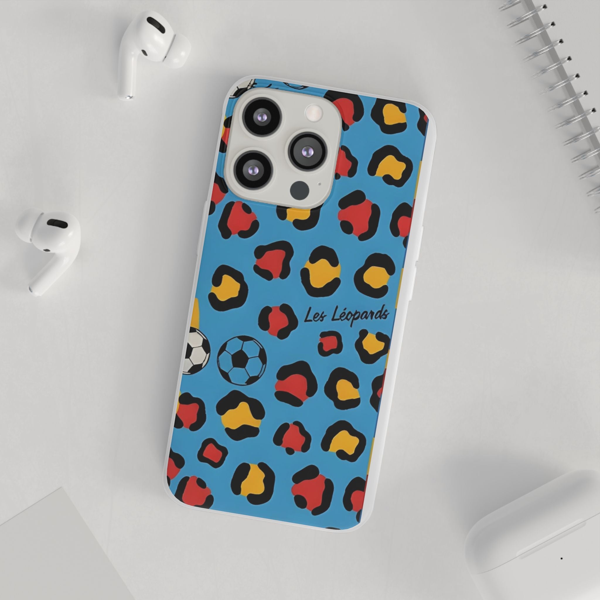 Leopard Soccer Pattern phone case | Flexi Case