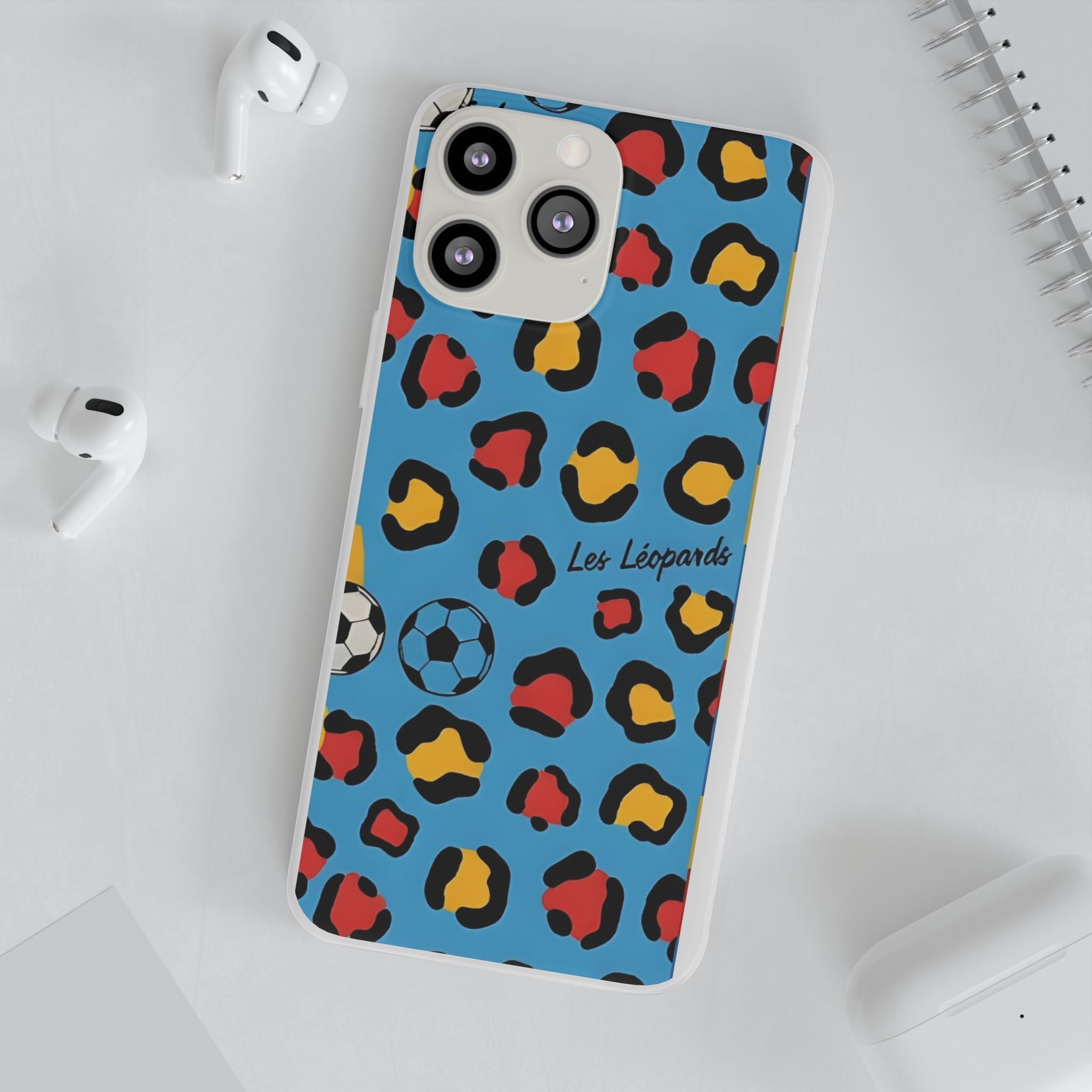 Leopard Soccer Pattern phone case | Flexi Case