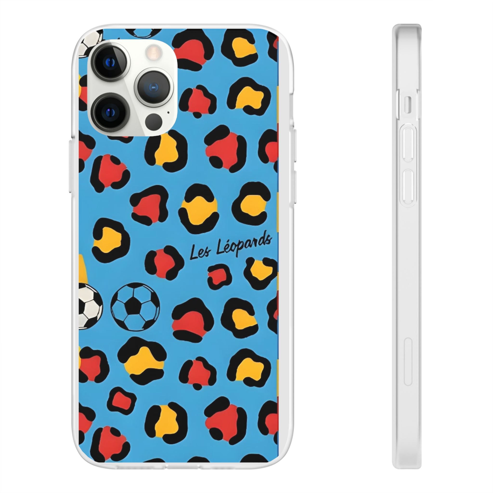 Leopard Soccer Pattern phone case | Flexi Case