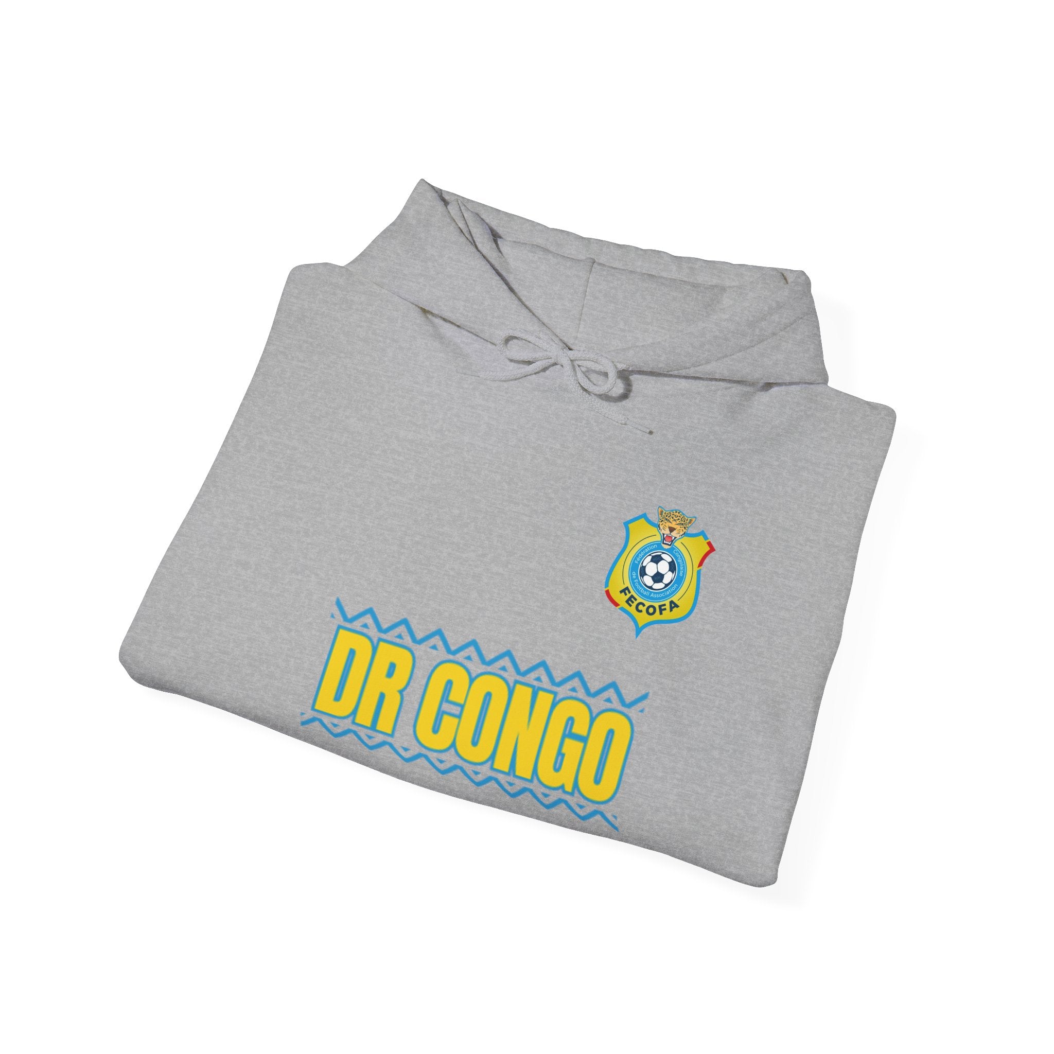 Dr Congo Crest Hoodie — Ivory World Cup Football Pullover