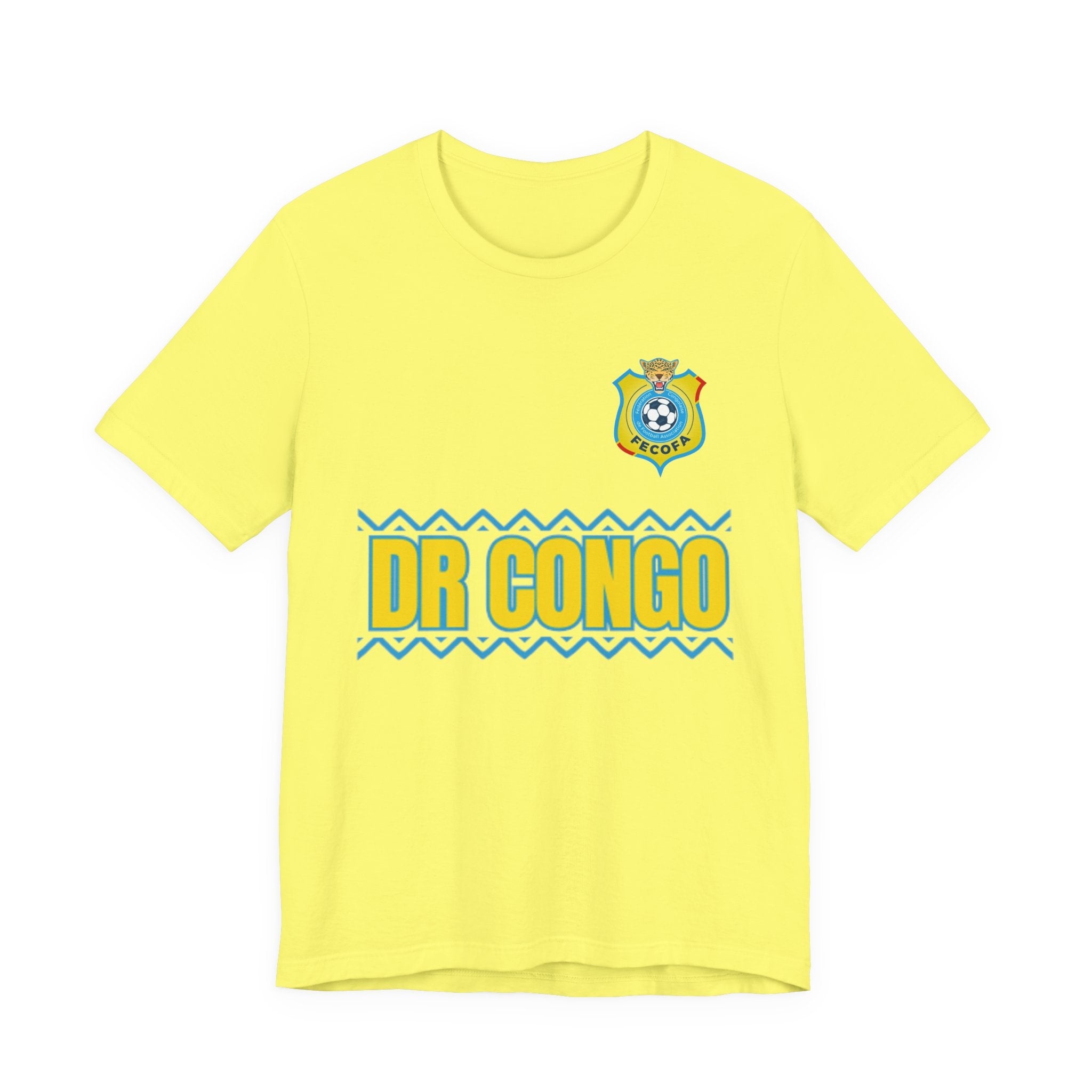 Dr Congo Football Crest Tee – 'DR CONGO' Soccer Jersey Shirt
