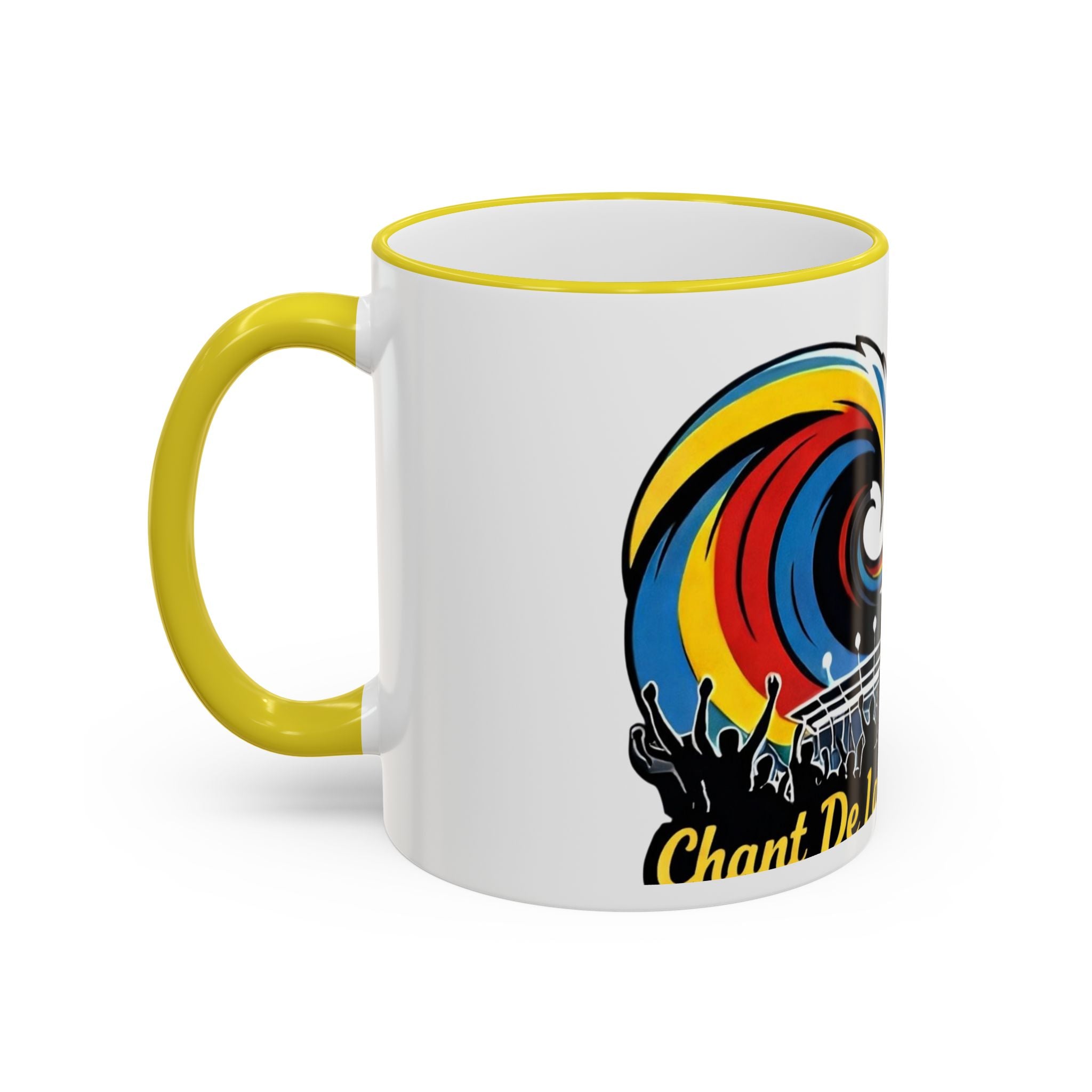 Fan Chant Victoire Wave Mug | Accent Rim & Handle