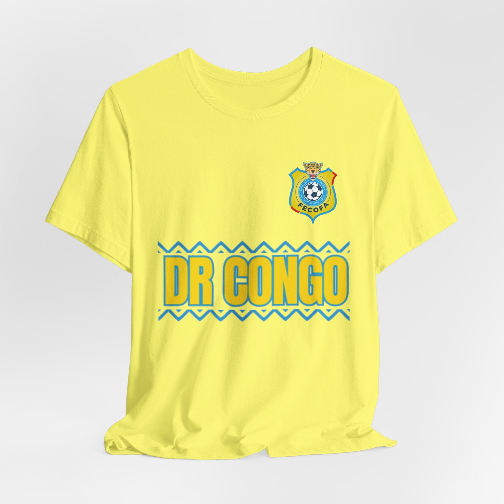 Dr Congo Football Crest Tee – 'DR CONGO' Soccer Jersey Shirt