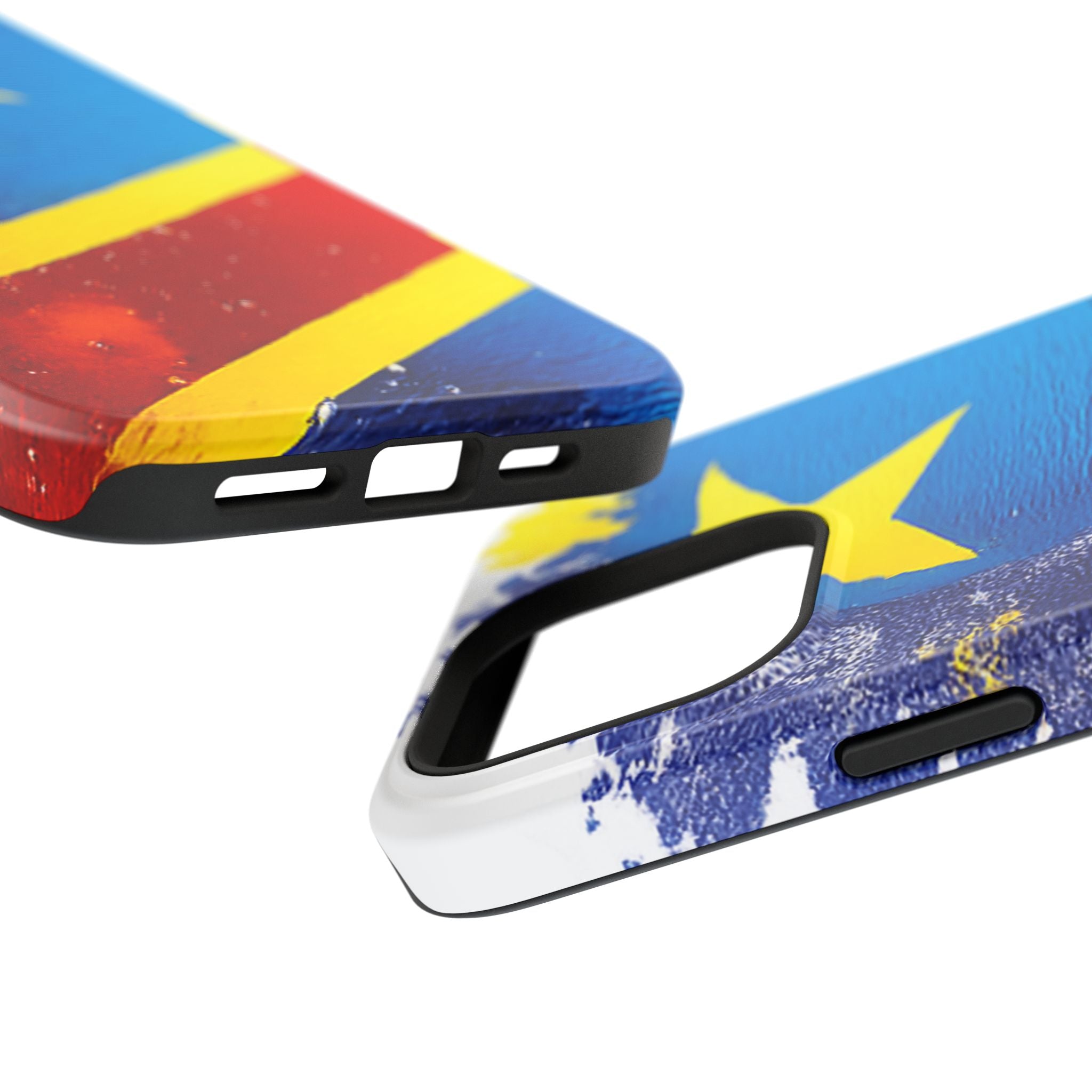 Étui de téléphone drapeau de la République démocratique du Congo | Étui résistant aux chocs