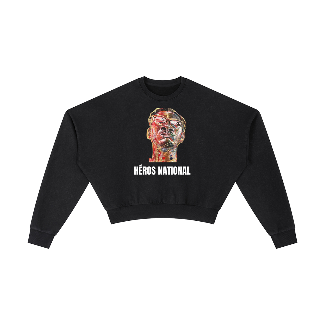 Vintage Washed Cropped Sweatshirt