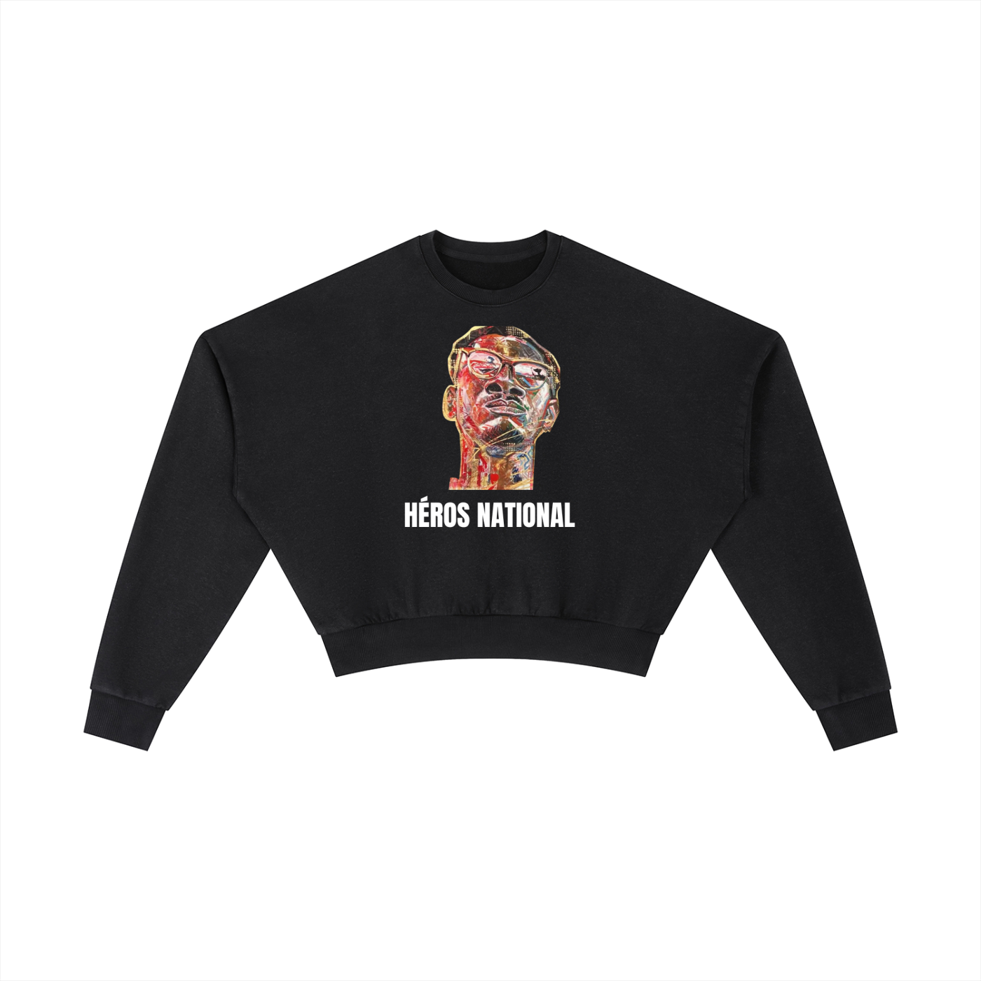 Vintage Washed Cropped Sweatshirt