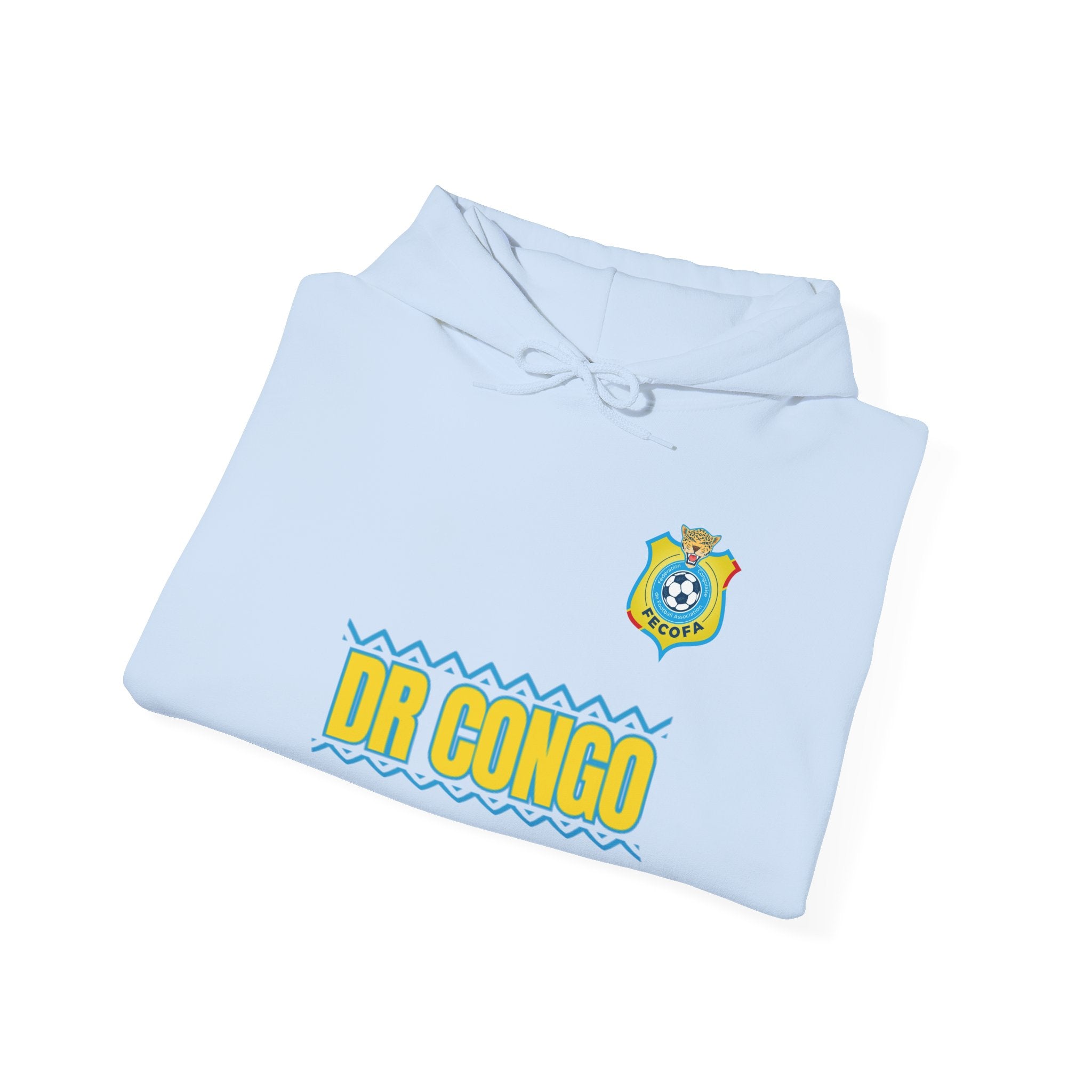 Dr Congo Crest Hoodie — Ivory World Cup Football Pullover