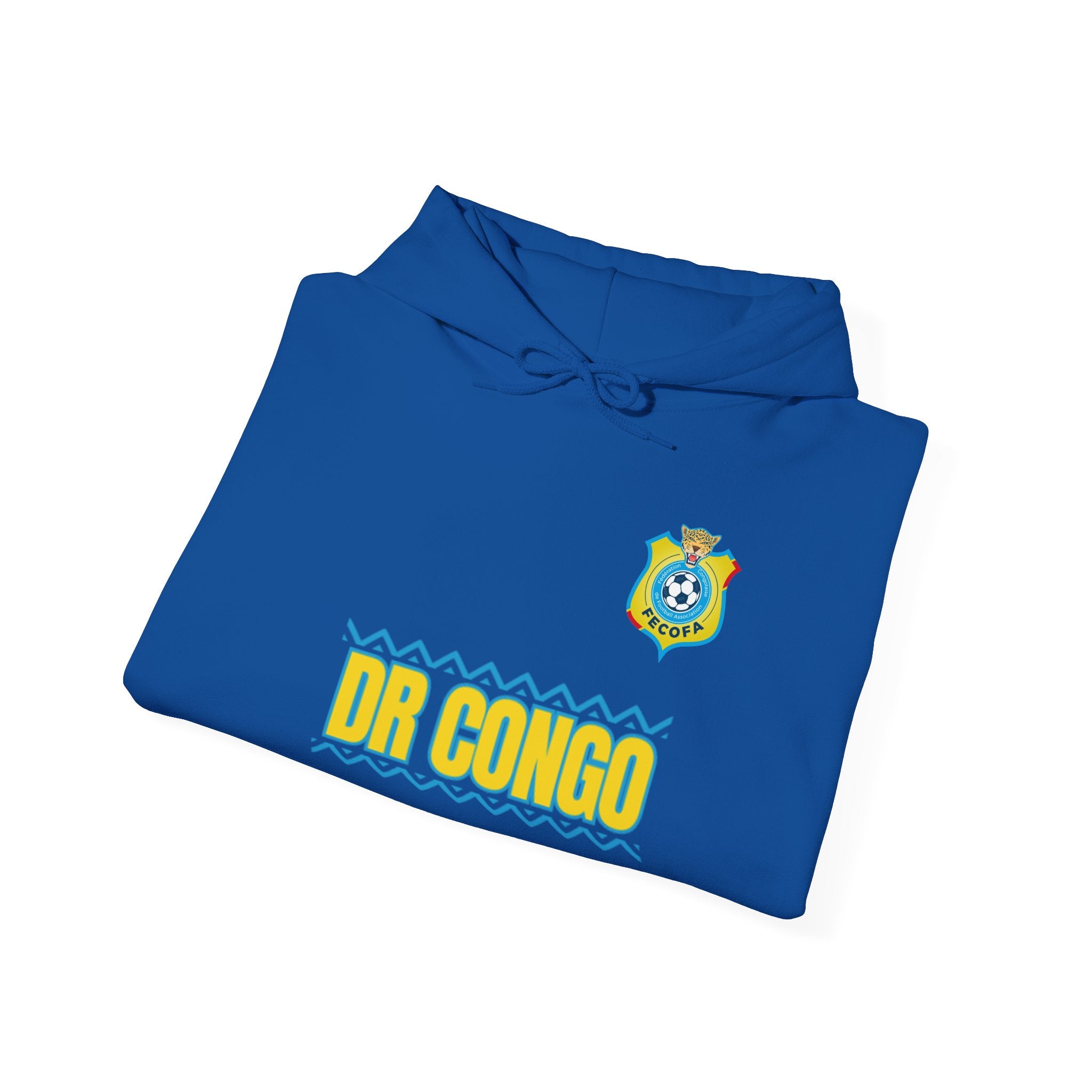 Dr Congo Crest Hoodie — Ivory World Cup Football Pullover