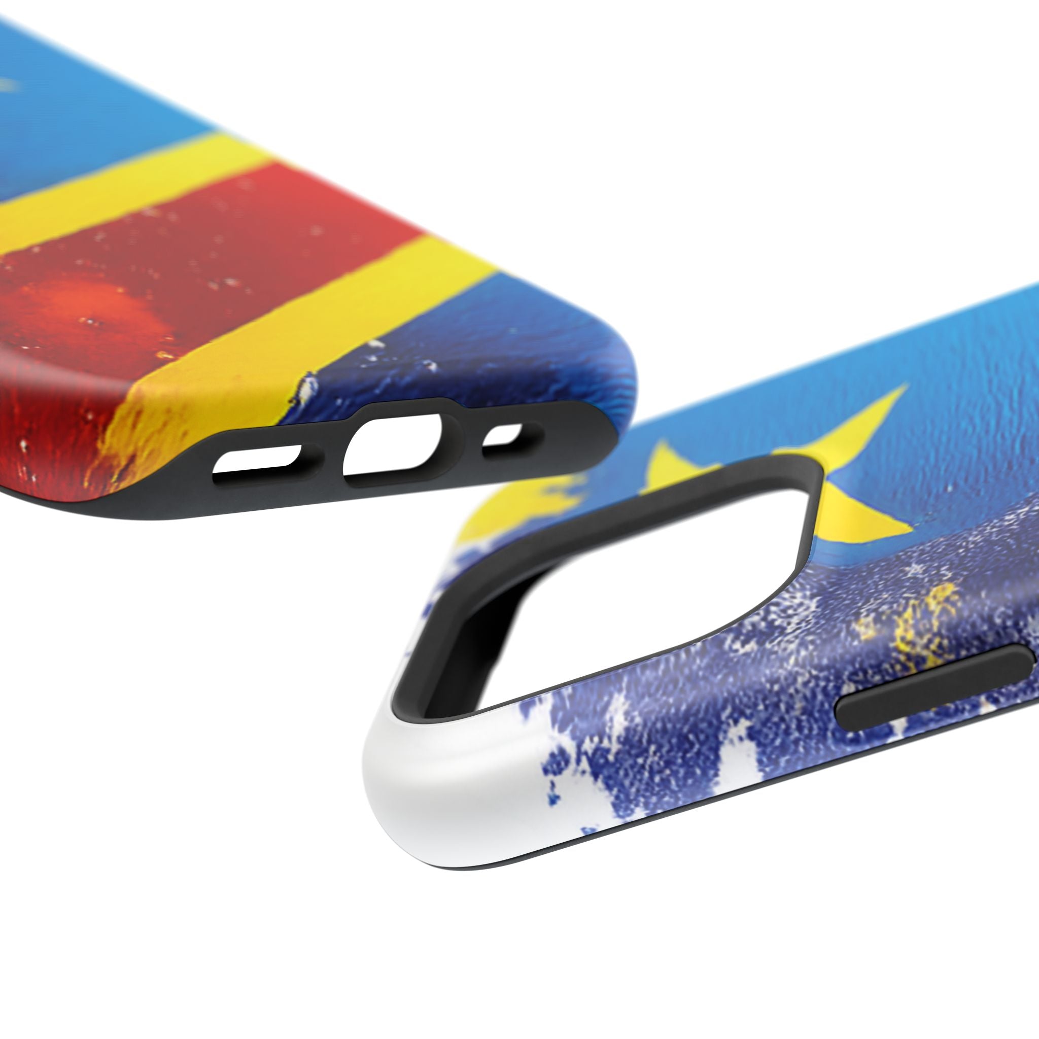 Étui de téléphone drapeau de la République démocratique du Congo | Étui résistant aux chocs