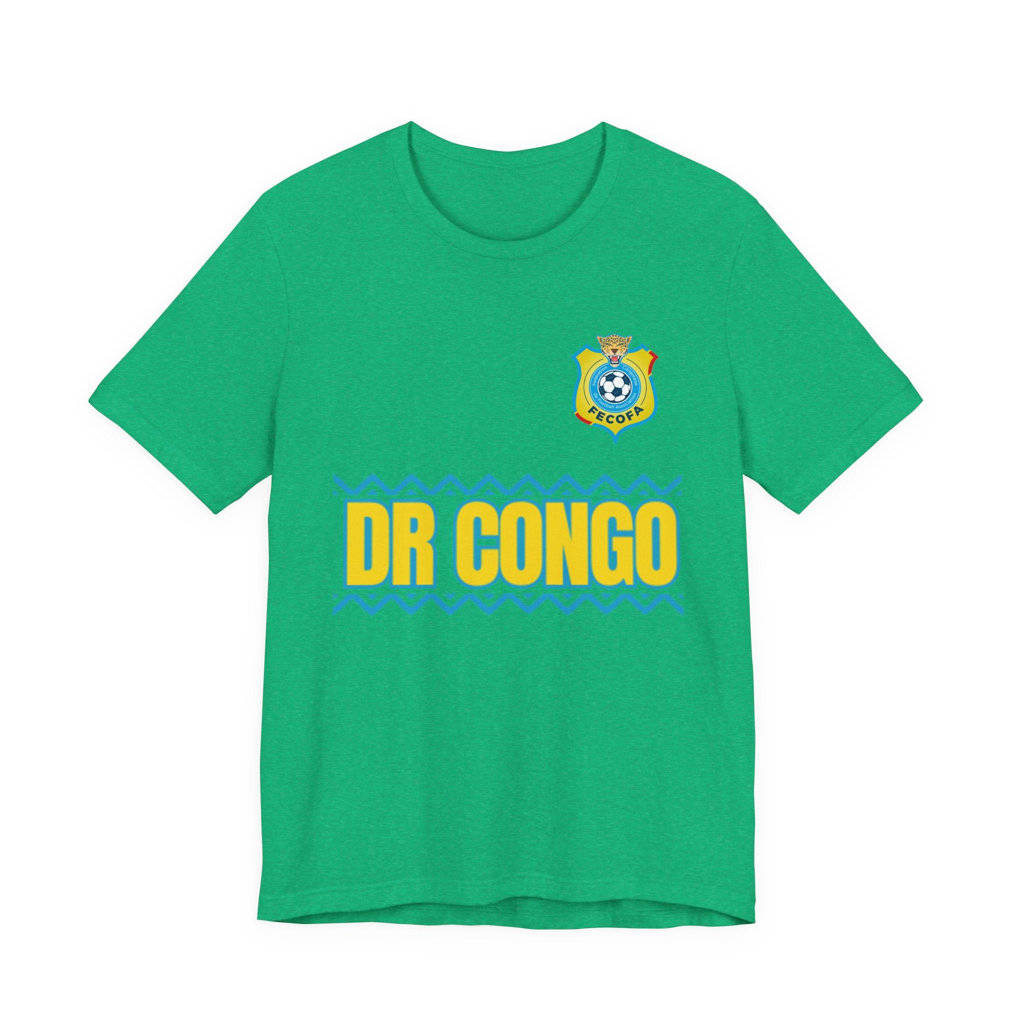 Dr Congo Football Crest Tee – 'DR CONGO' Soccer Jersey Shirt