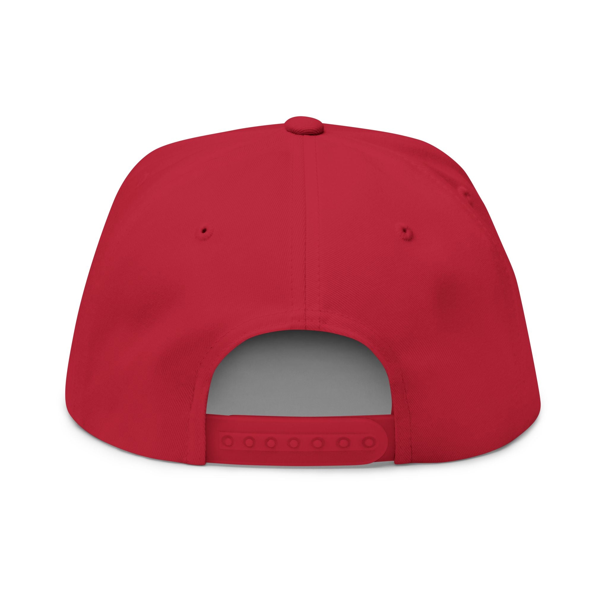 DR Congo burst logo Flat Bill Cap | Embroidered cotton snapback