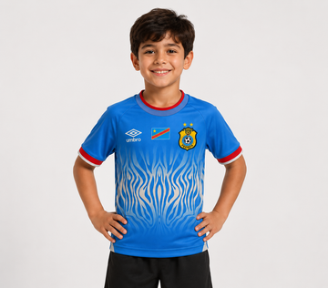 DR Congo Kids & Teens Soccer Jersey