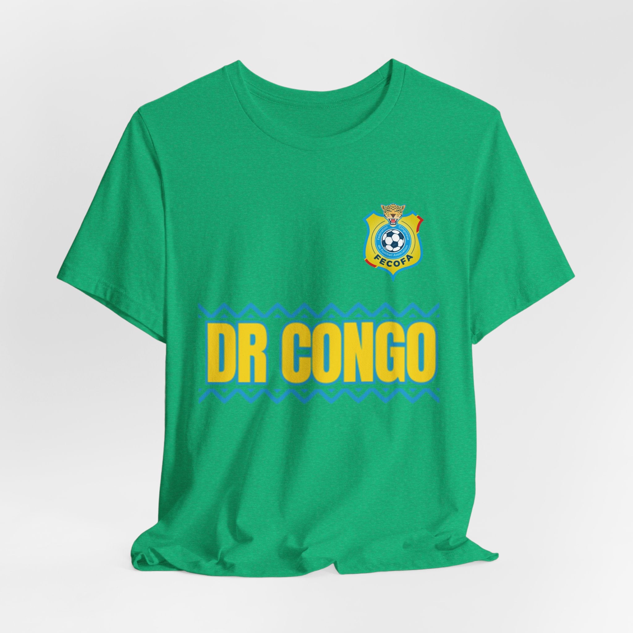 Dr Congo Football Crest Tee – 'DR CONGO' Soccer Jersey Shirt