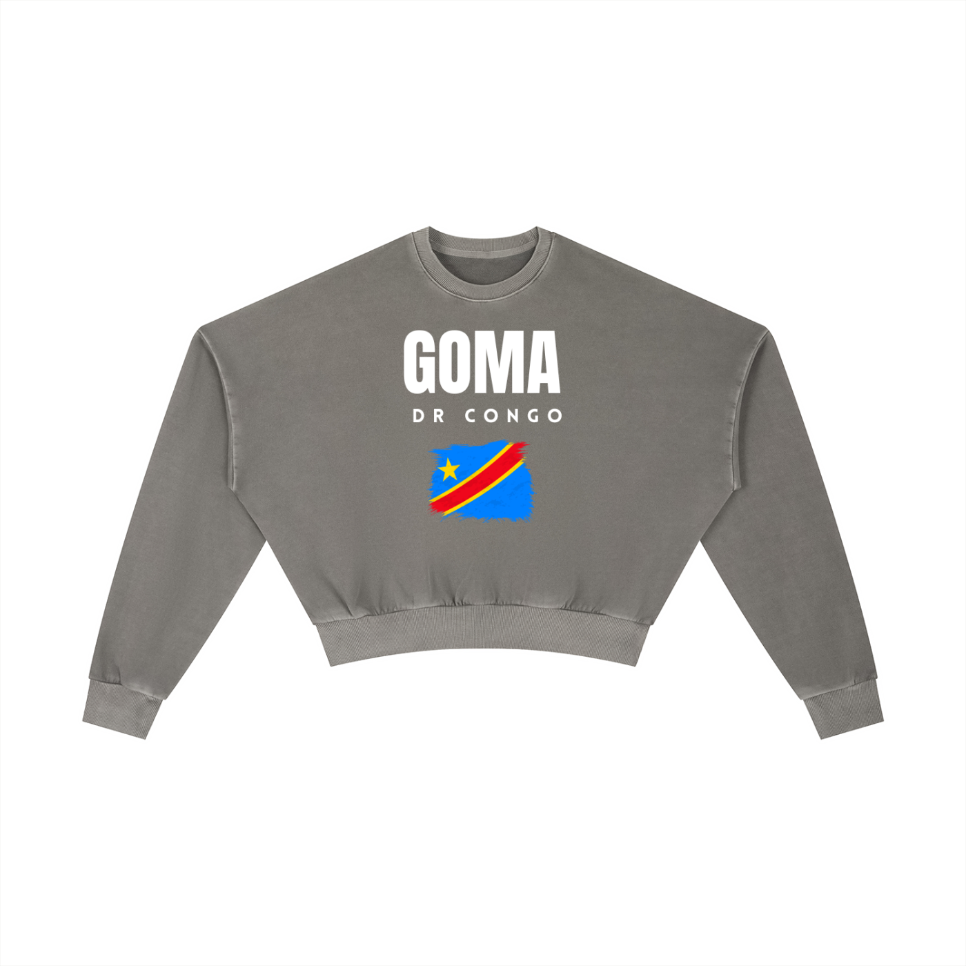 Vintage Washed Cropped Sweatshirt