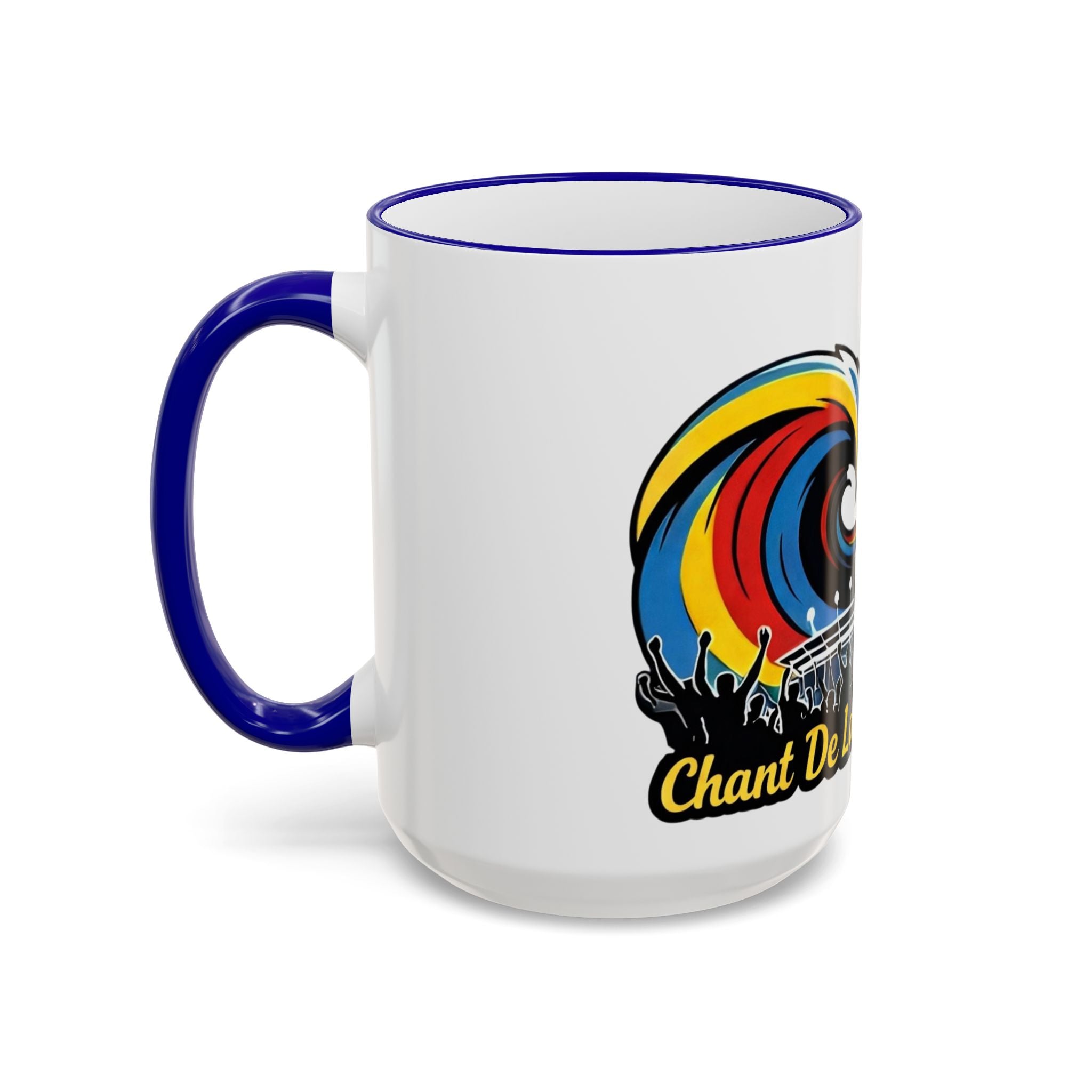Fan Chant Victoire Wave Mug | Accent Rim & Handle