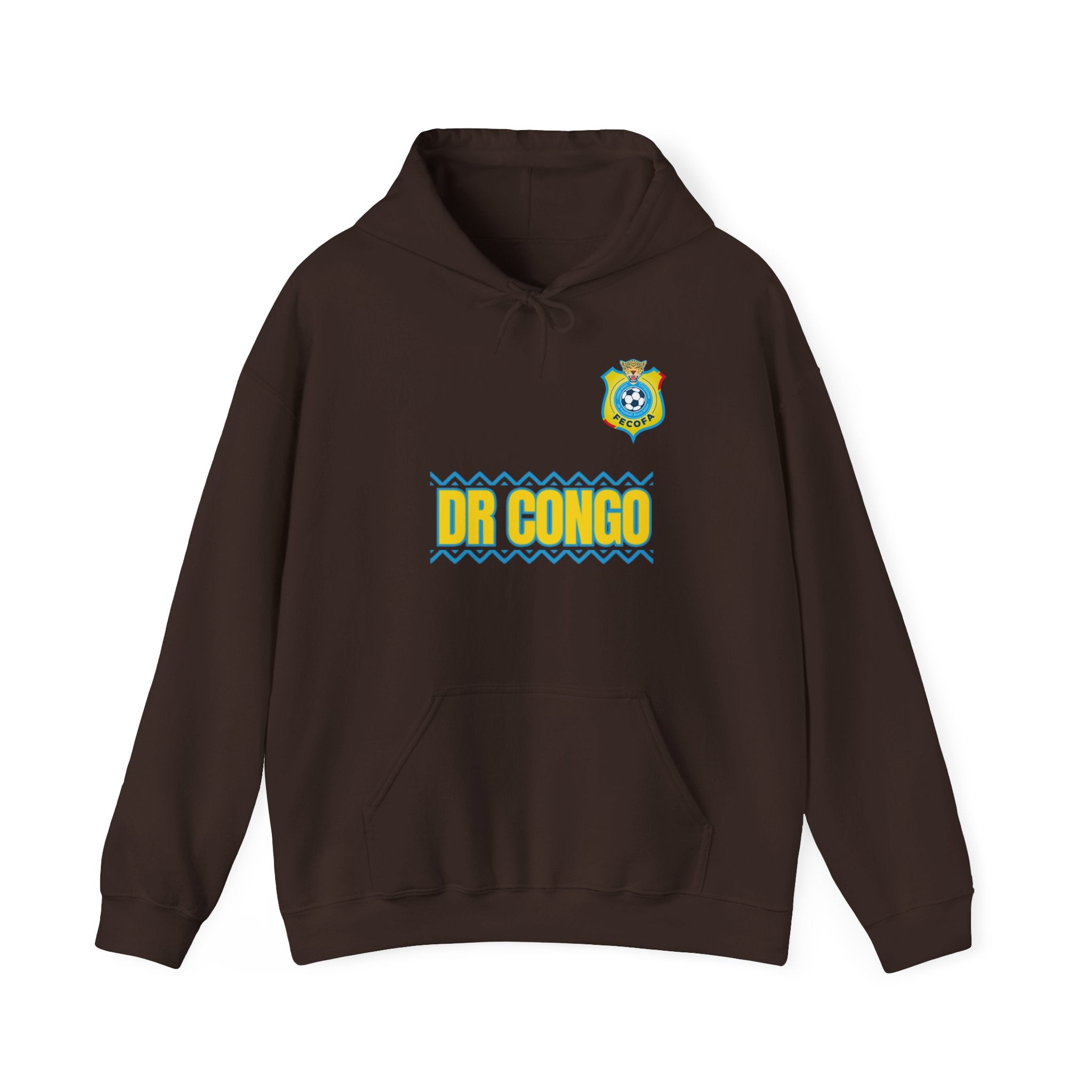 Dr Congo Crest Hoodie — Ivory World Cup Football Pullover